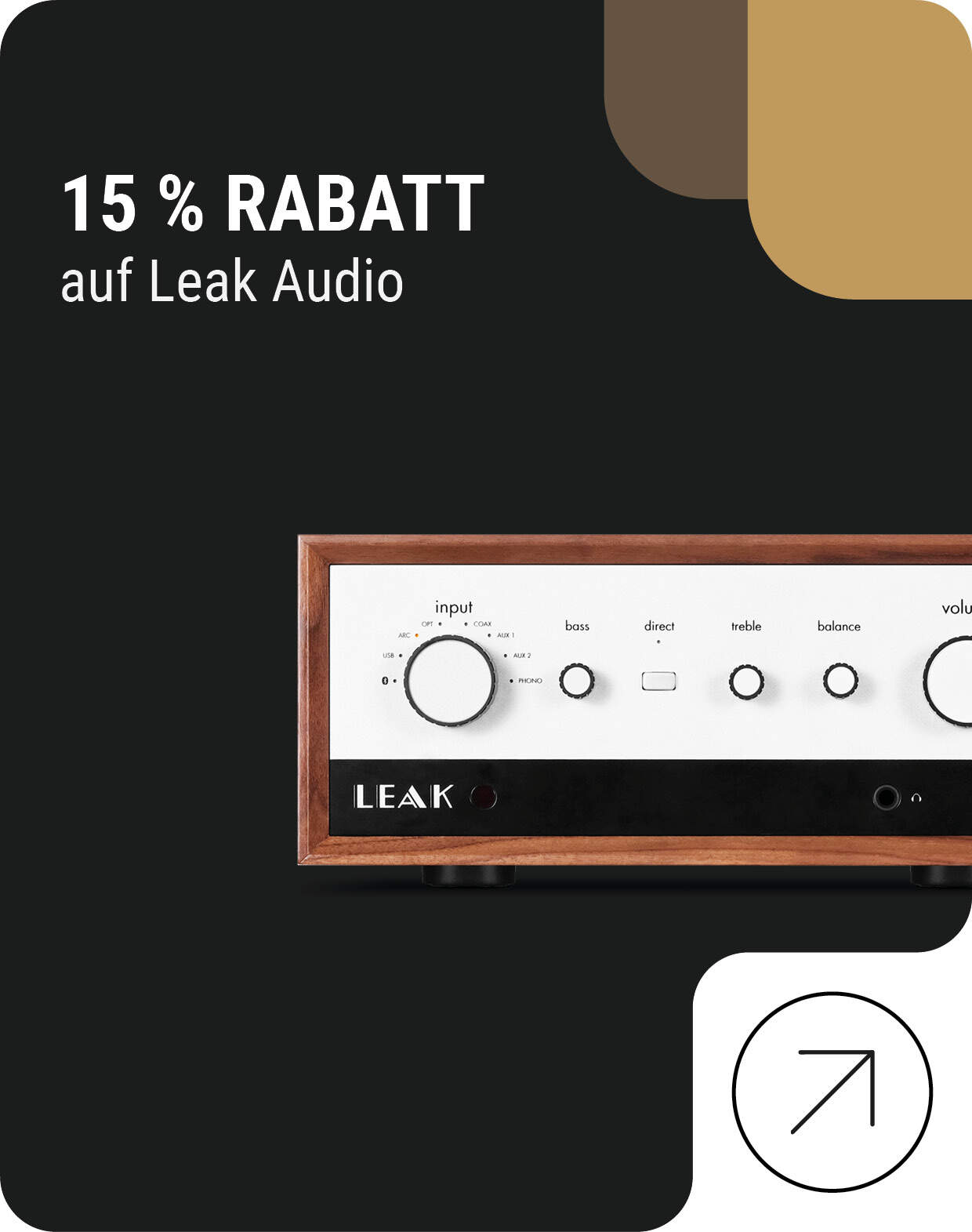 15% Black Friday Rabatt auf Leak Audio
