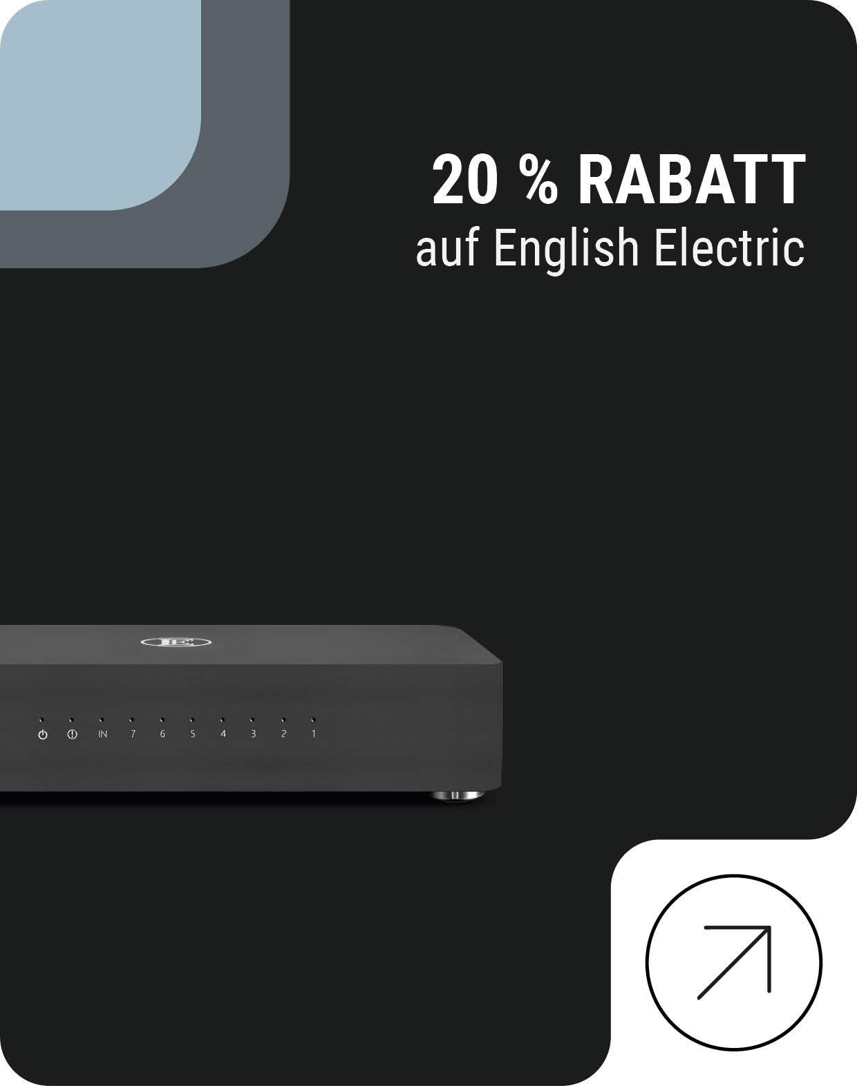 20% Black Friday Rabatt auf English Electric