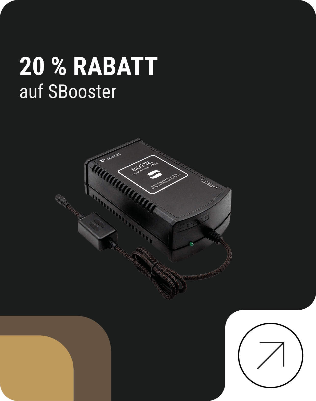 20% Black Friday Rabatt auf Sbooster 