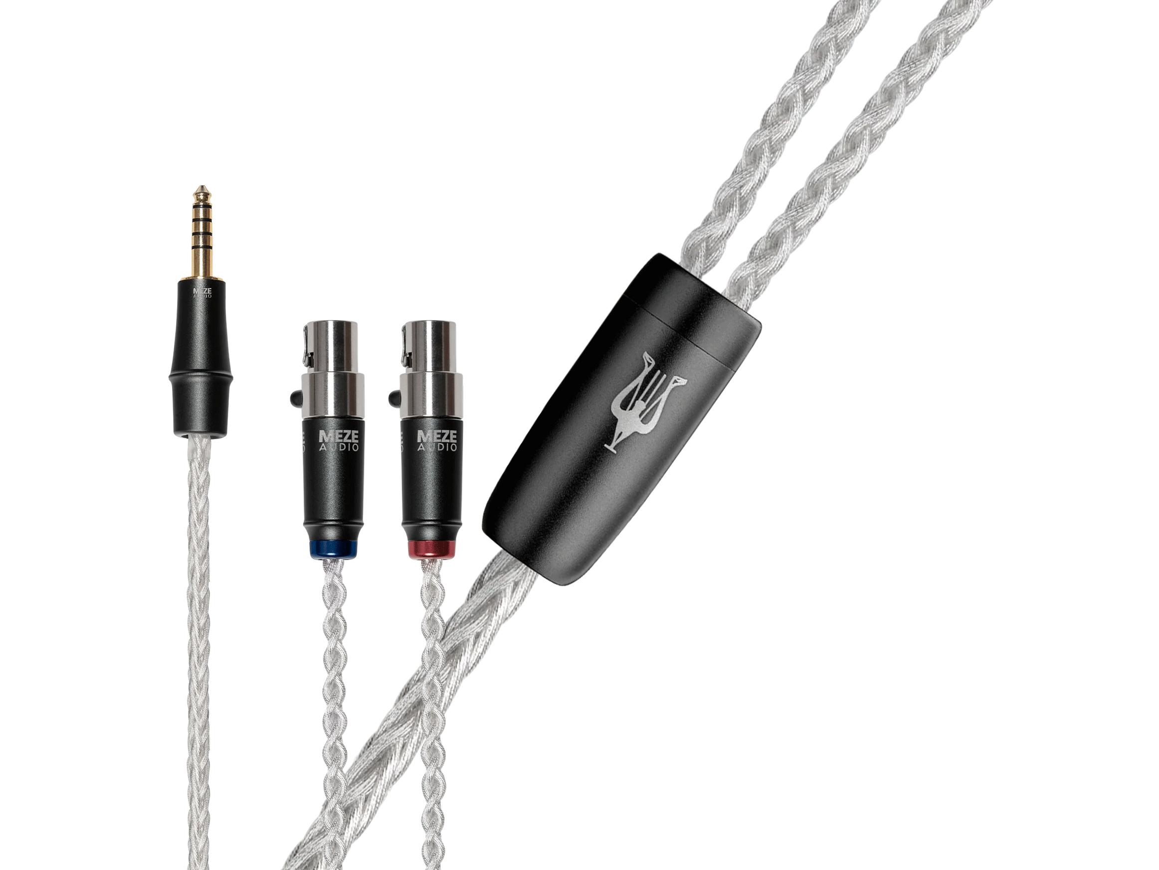 mini XLR Silver-Plated PCUHD Premium Cable, 4,4 mm Klinke / 1.30 m