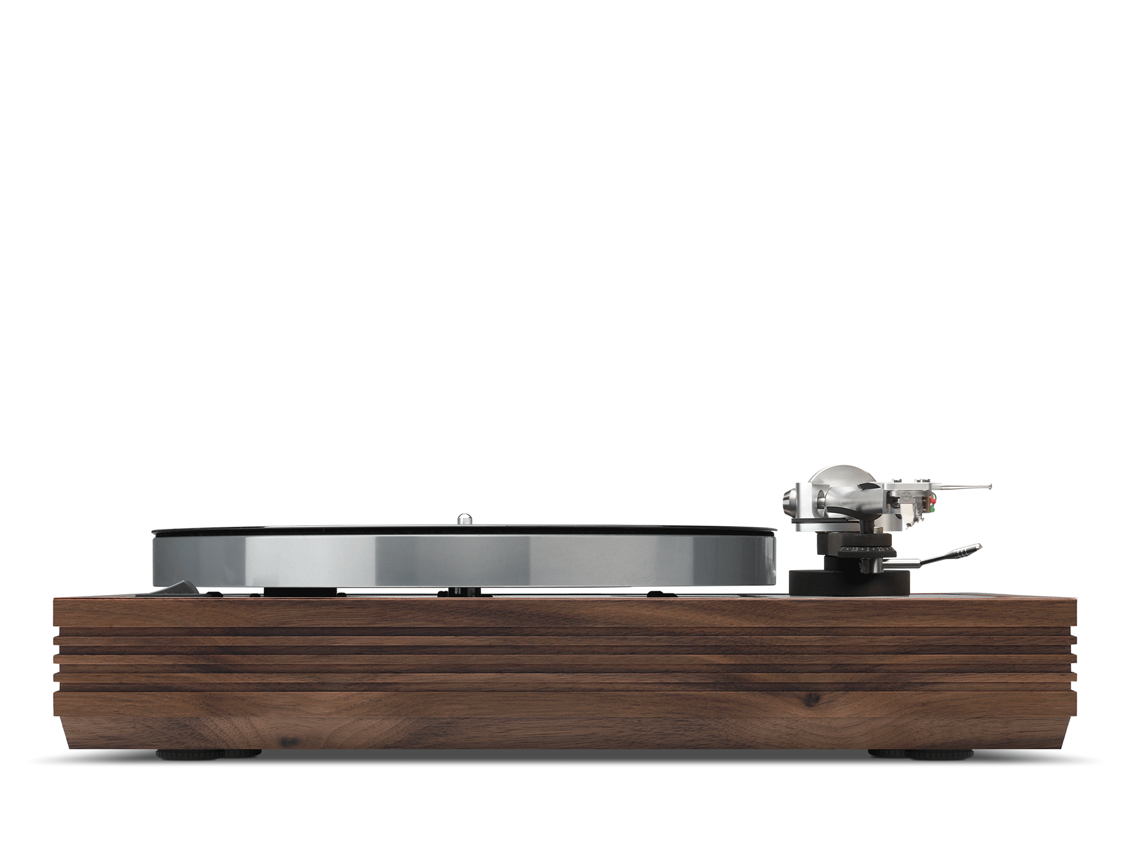 Selekt LP12 Fluted Plinth, Walnuss