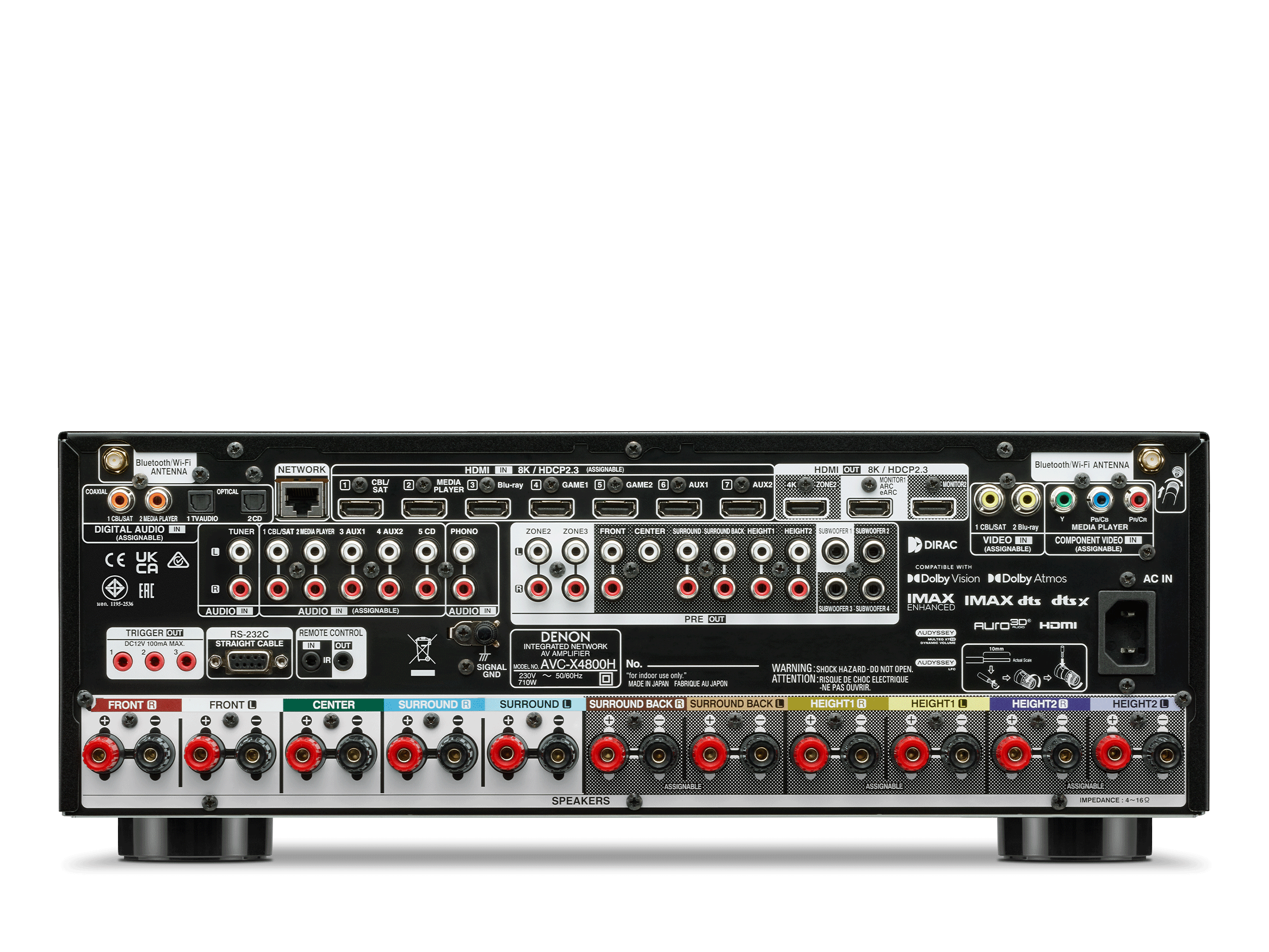 AVC-X4800H Retoure, Schwarz