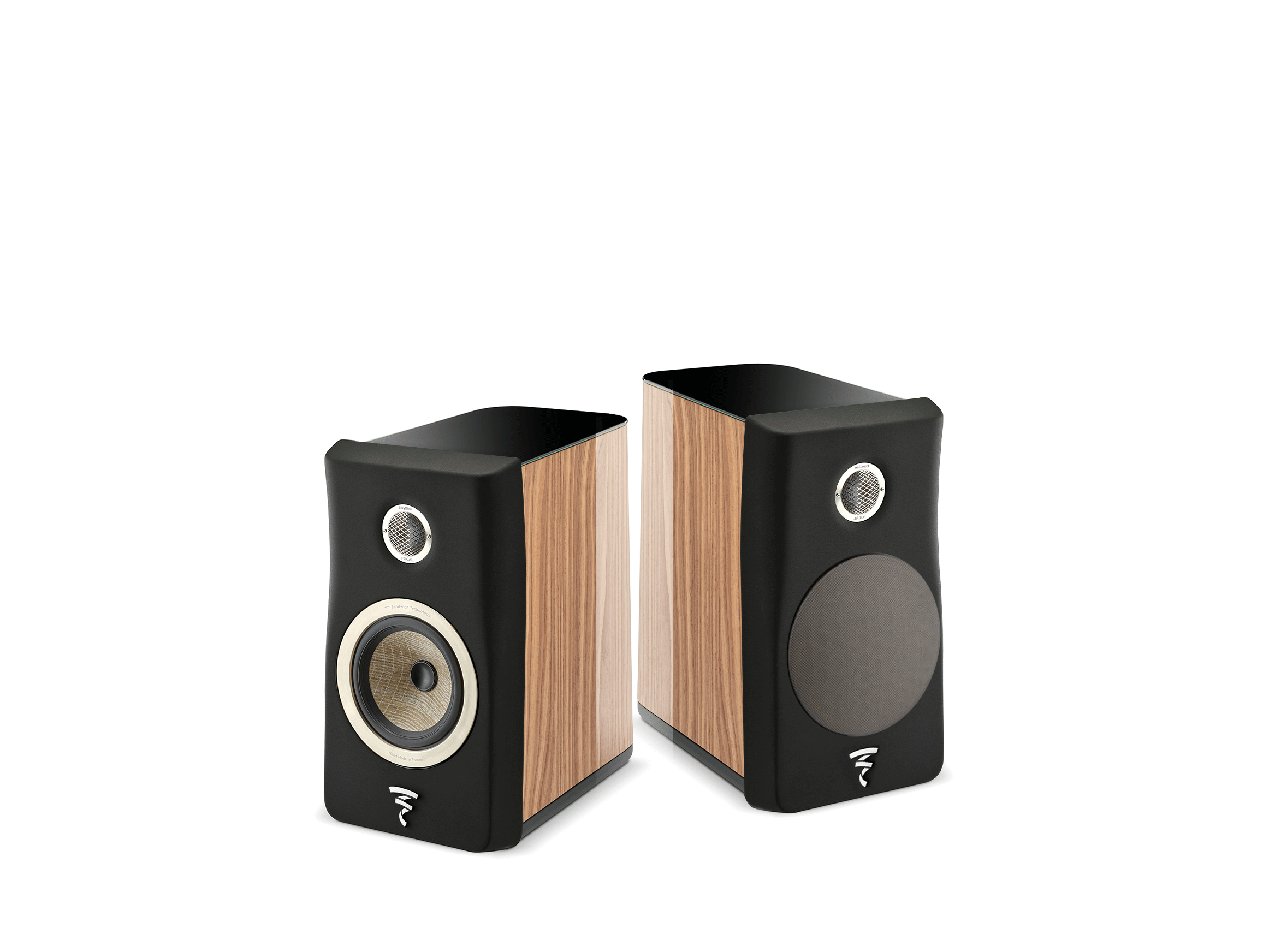 Kanta No. 1, Black / Walnut High Gloss