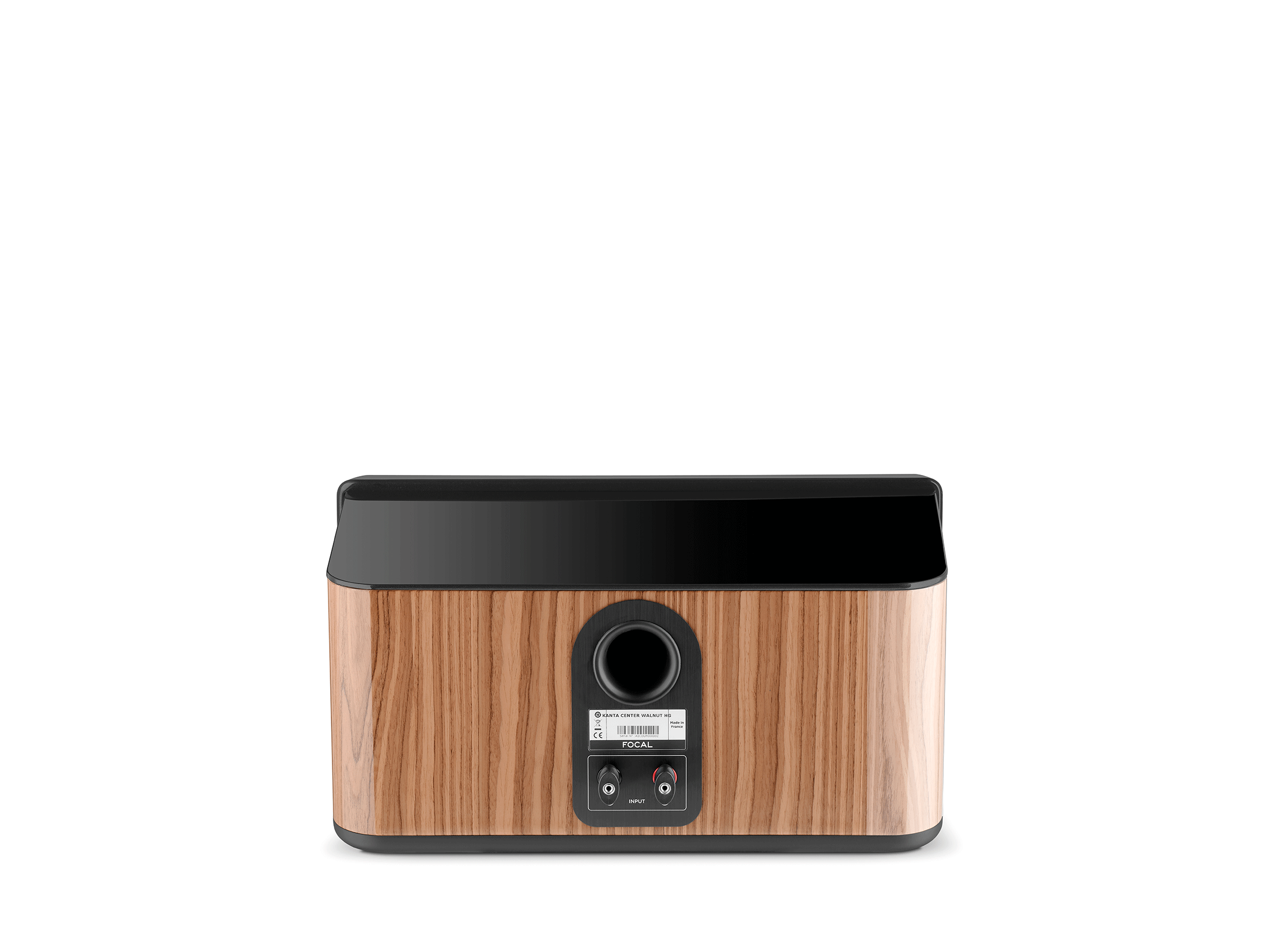 Kanta Center, Black / Walnut High Gloss