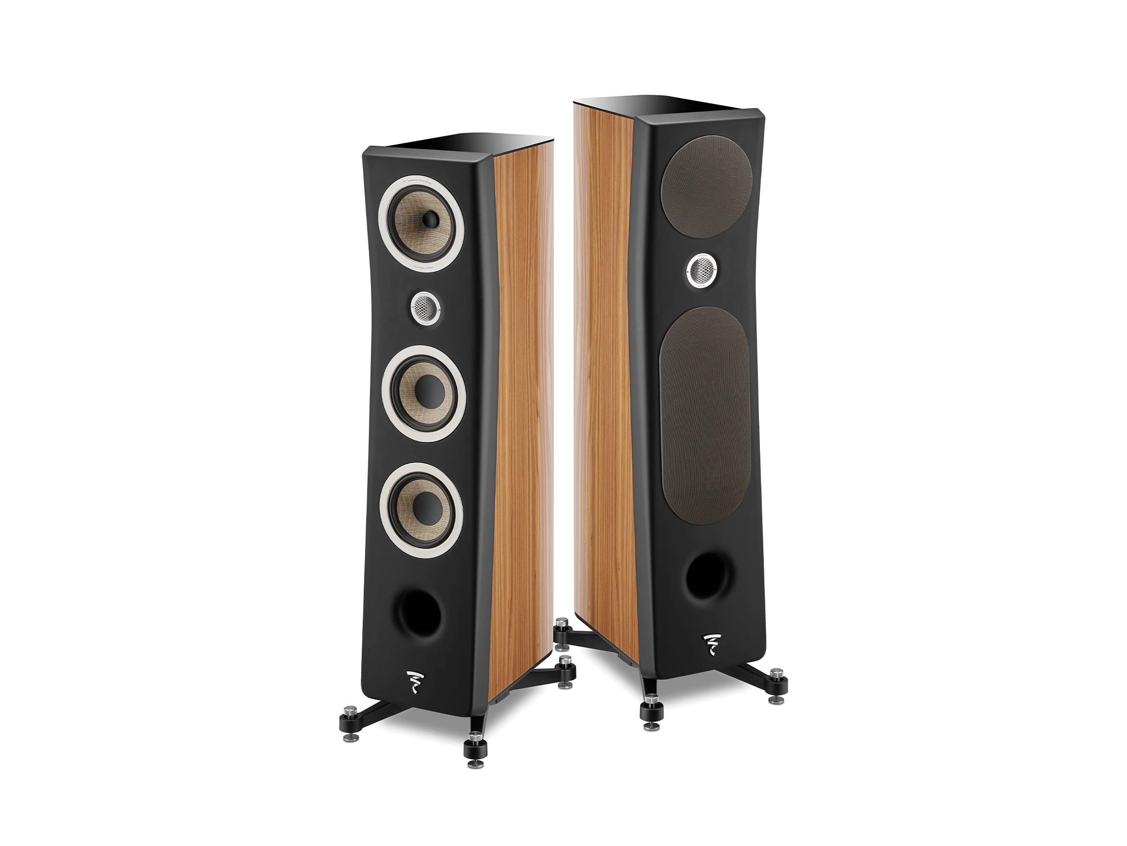 Kanta No. 2, Black / Walnut High Gloss