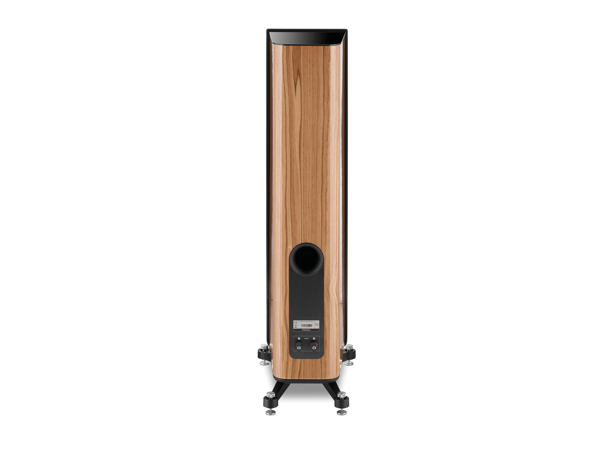 Kanta No. 3, Black / Walnut High Gloss