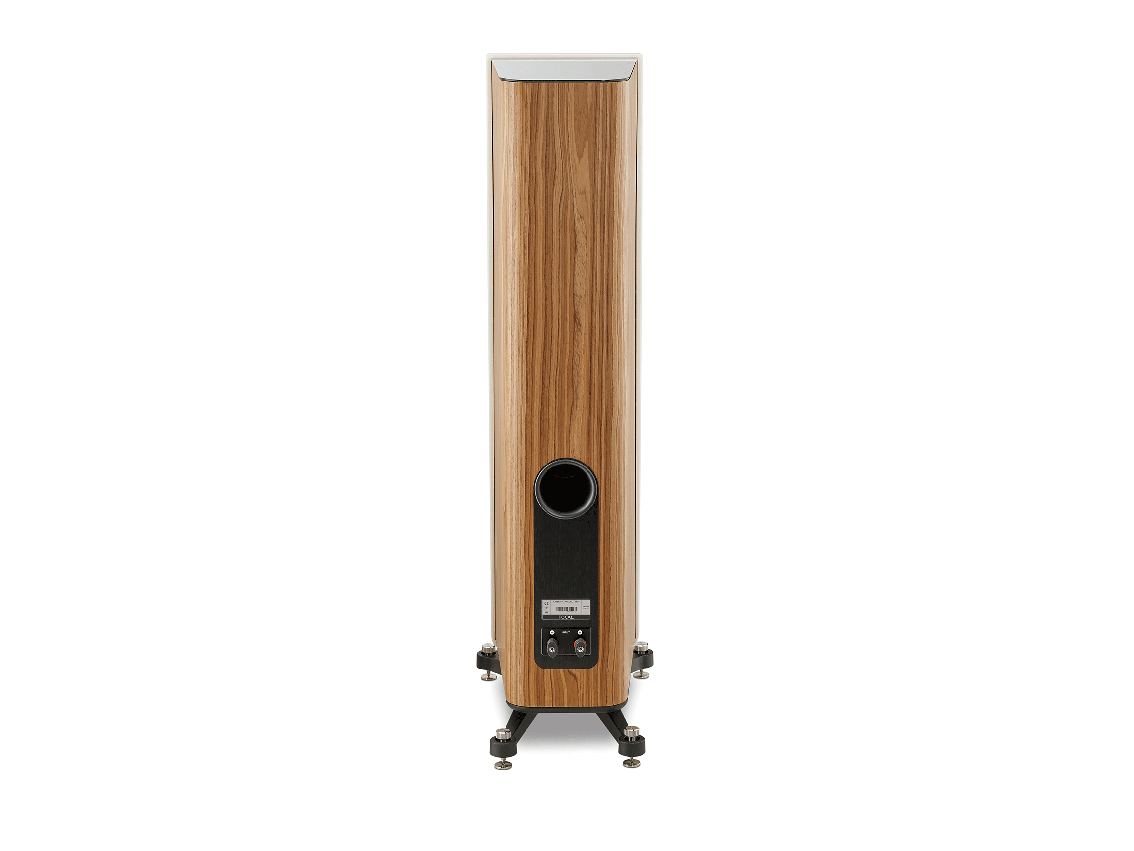 Kanta No. 3, Ivory / Walnut High Gloss