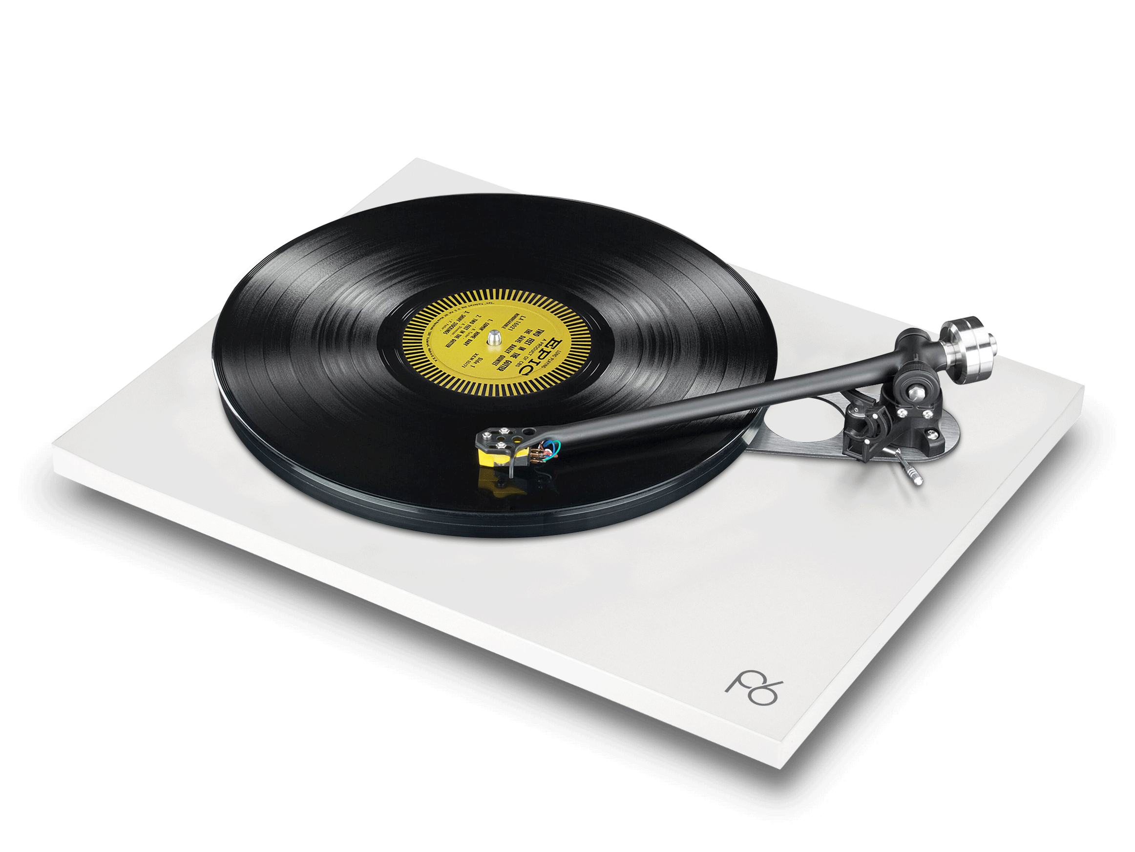 Planar 6 mit Rega Nd7, Wei&szlig;