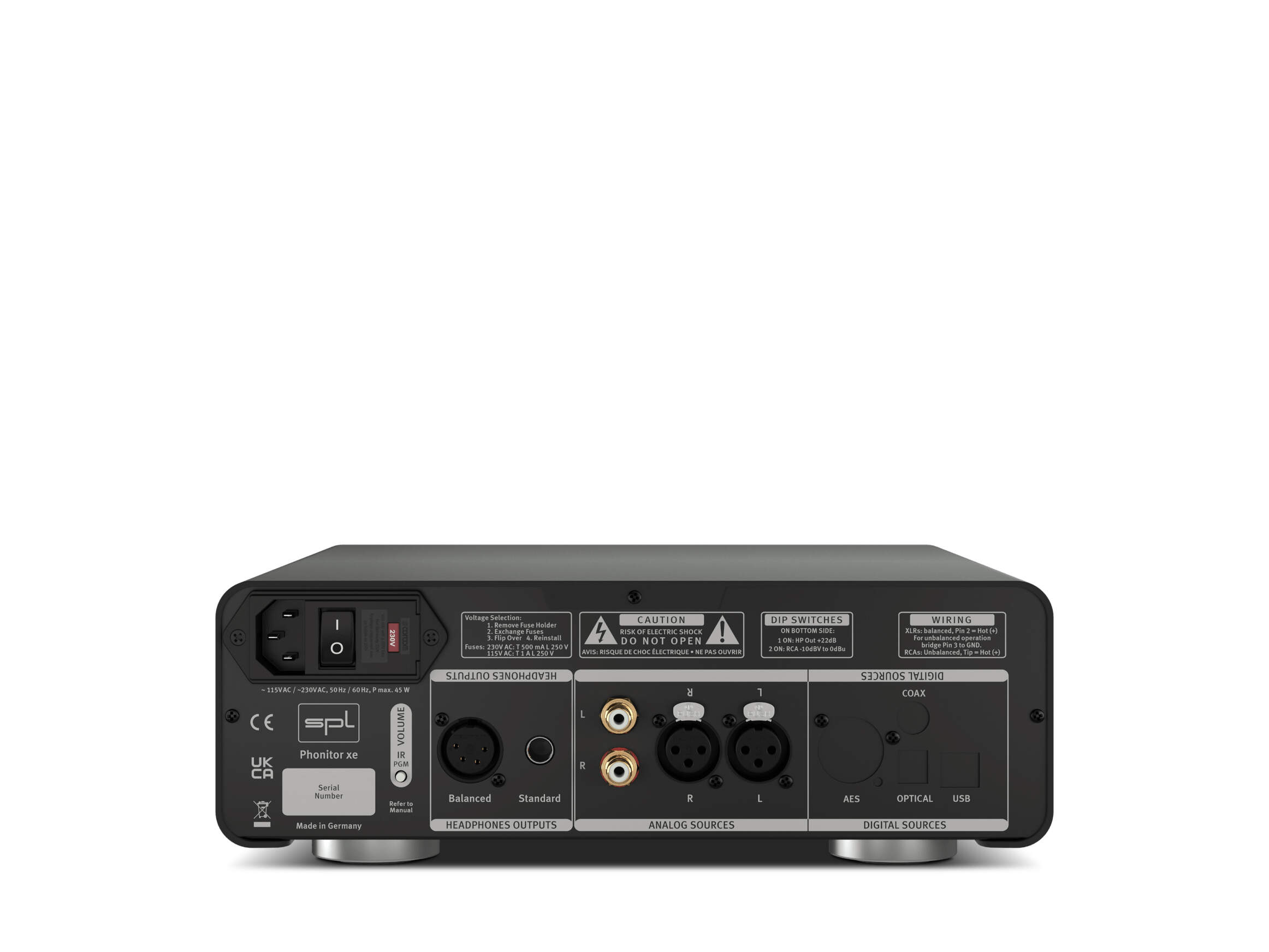 Phonitor xe, Schwarz