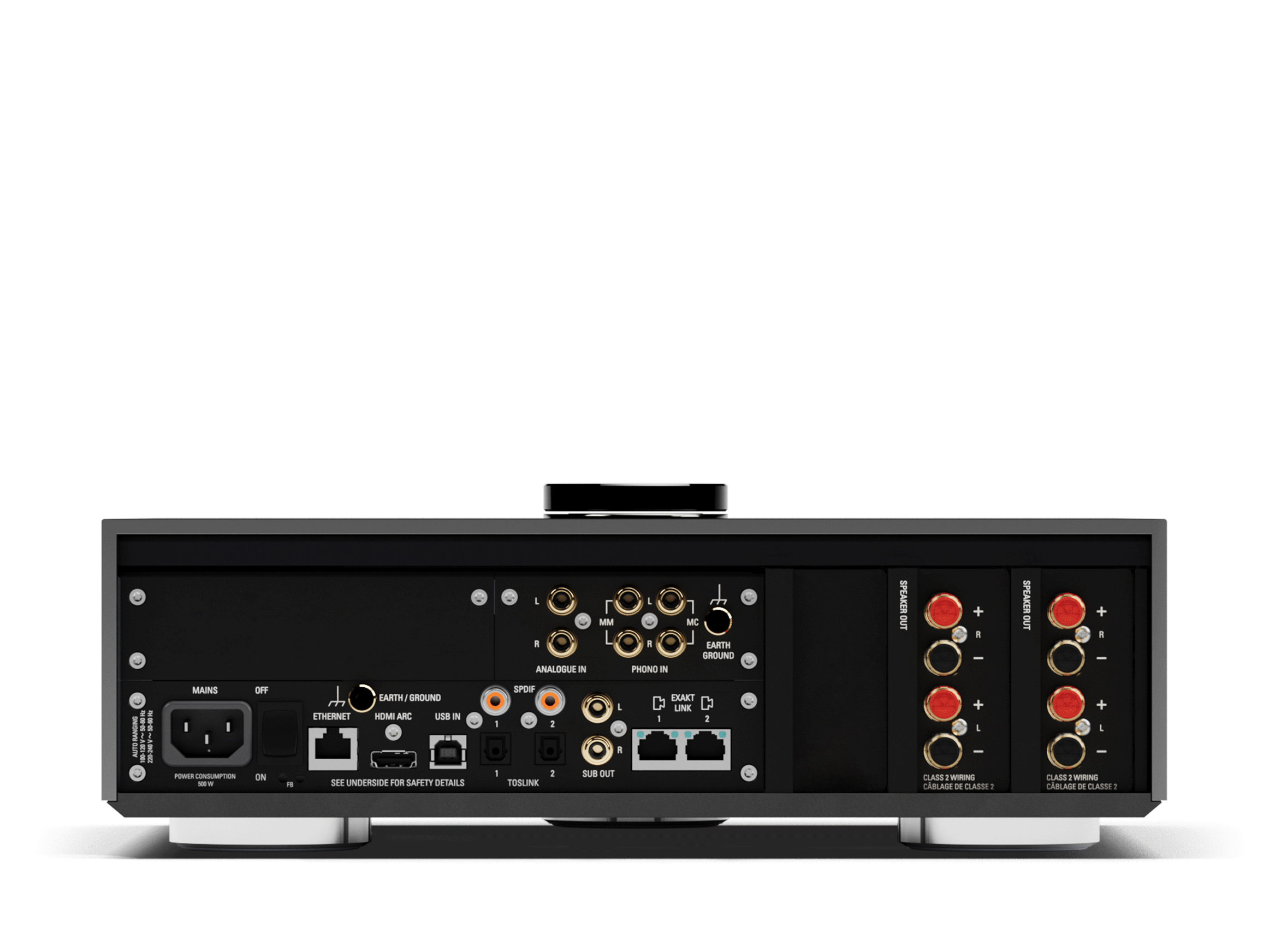 Selekt DSM: Classic Amp Bi-Amping mit Standard DAC, Schwarz
