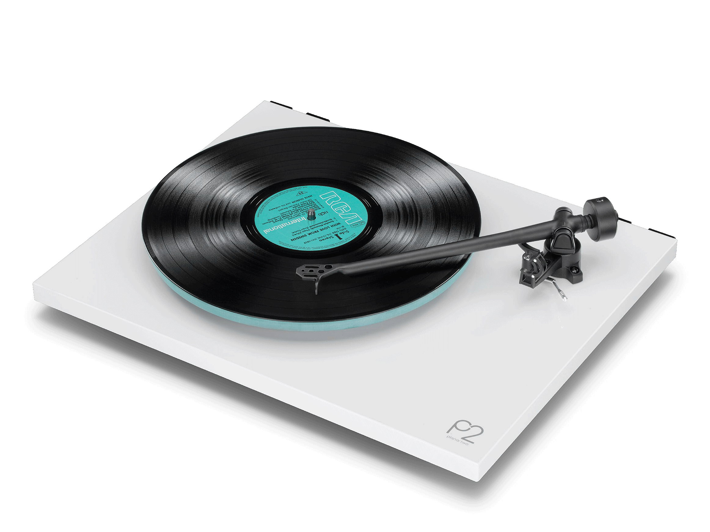 Planar 2 mit Ortofon 2MR Red, Wei&szlig;