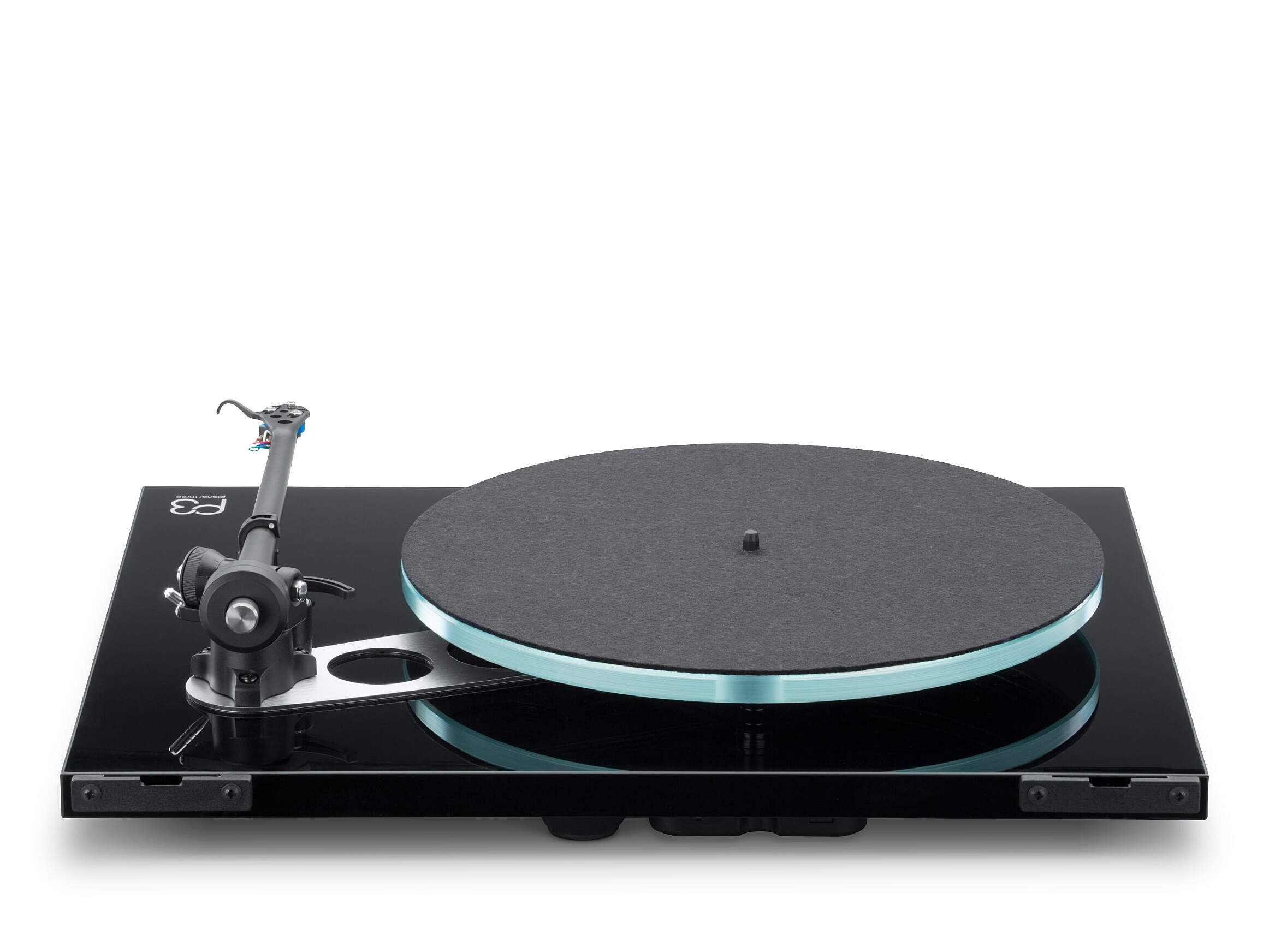 Planar 3 mit Ortofon 2MR Blue, Schwarz