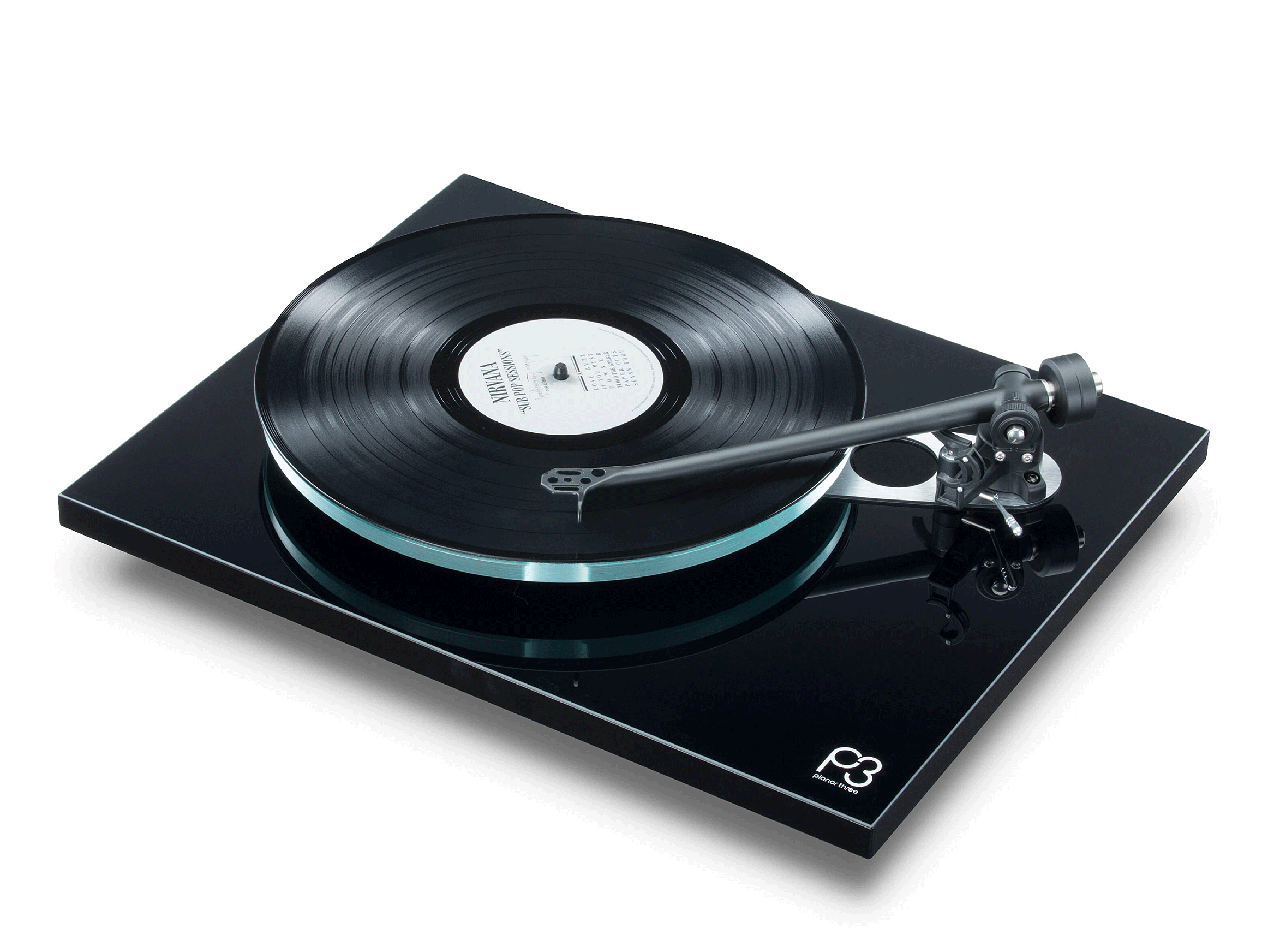 Planar 3 mit Ortofon 2MR Bronze, Schwarz