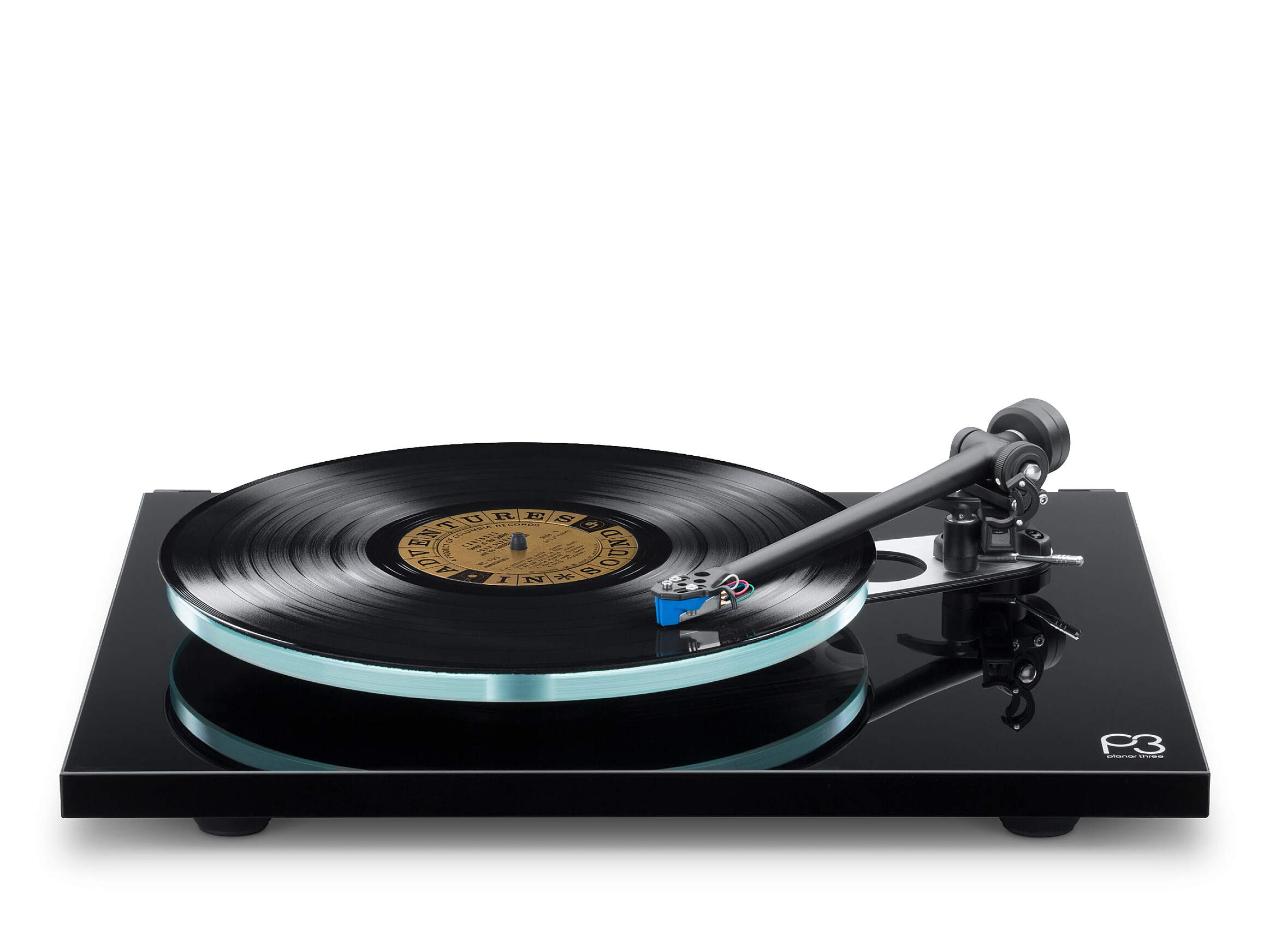 Planar 3 mit Ortofon 2MR Bronze, Schwarz