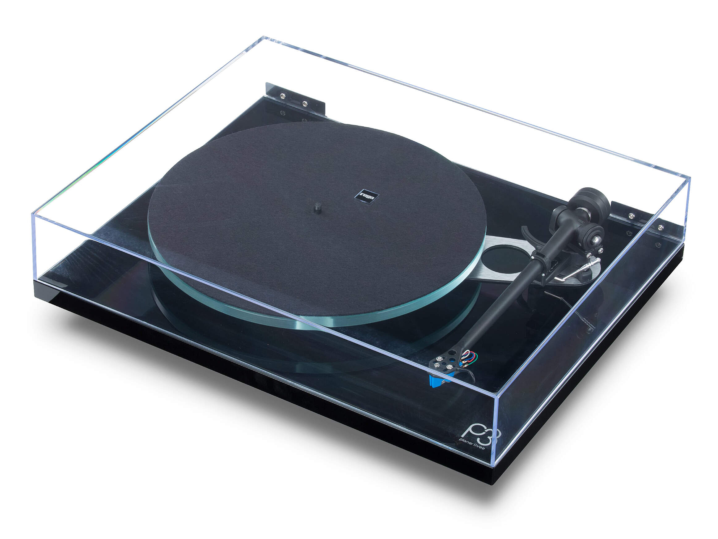 Planar 3 mit Ortofon 2MR Bronze, Schwarz