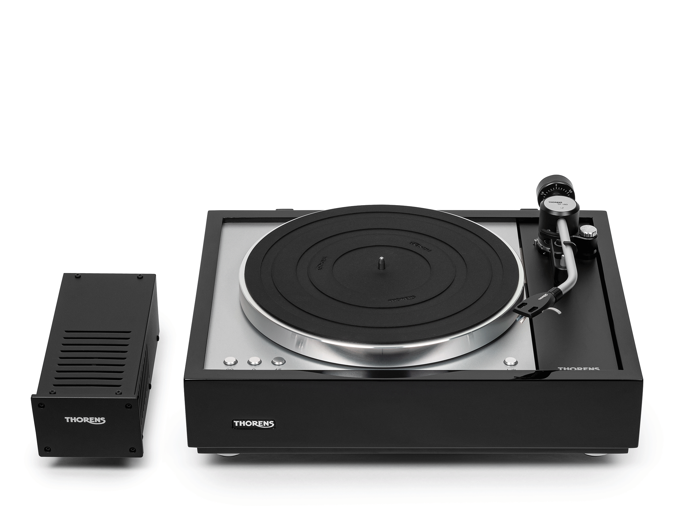 TD 1601 mit TP 160 und GRATIS 2M Black, Schwarz