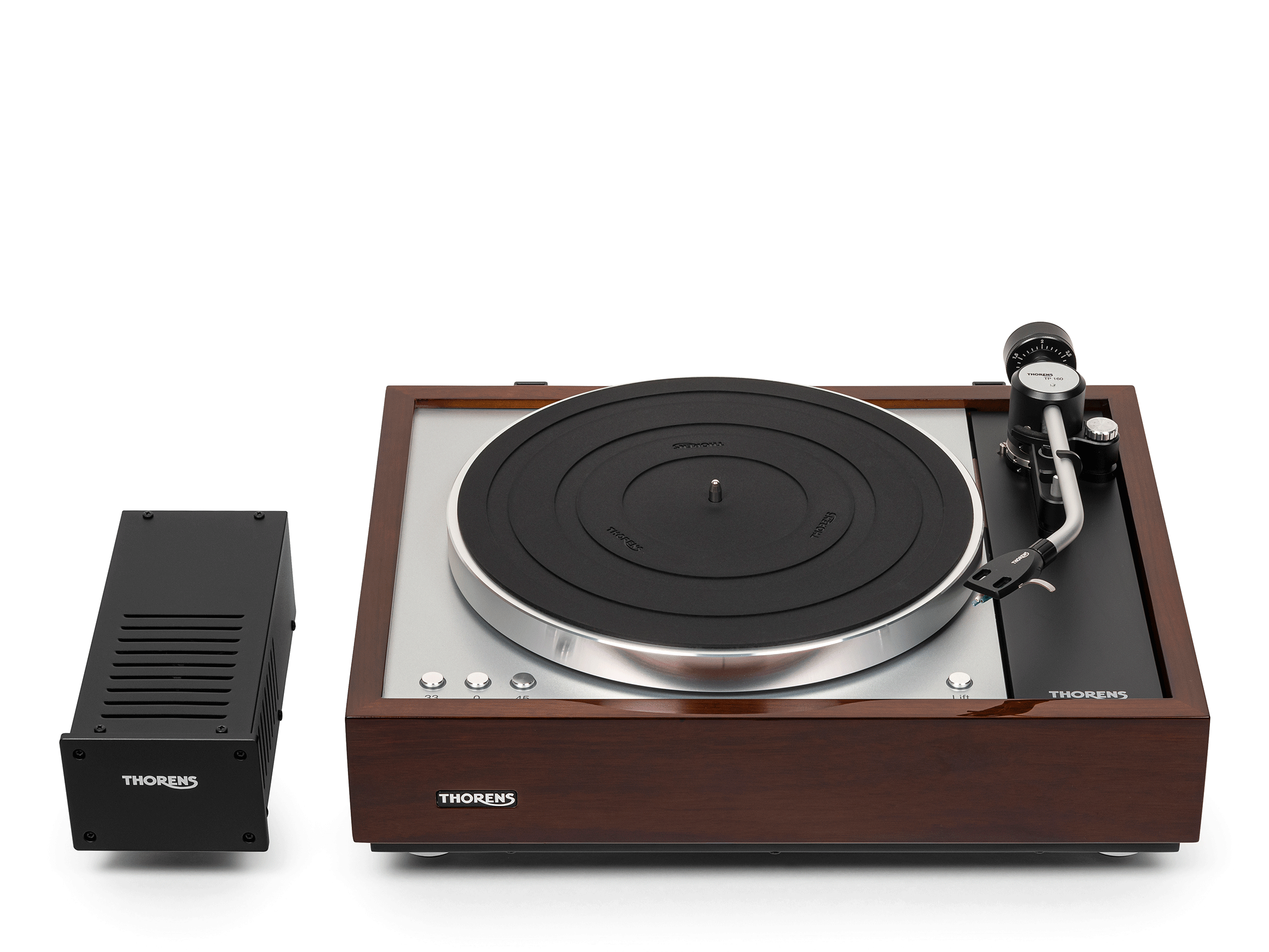 TD 1601 mit TP 160 und GRATIS 2M Black, Walnuss