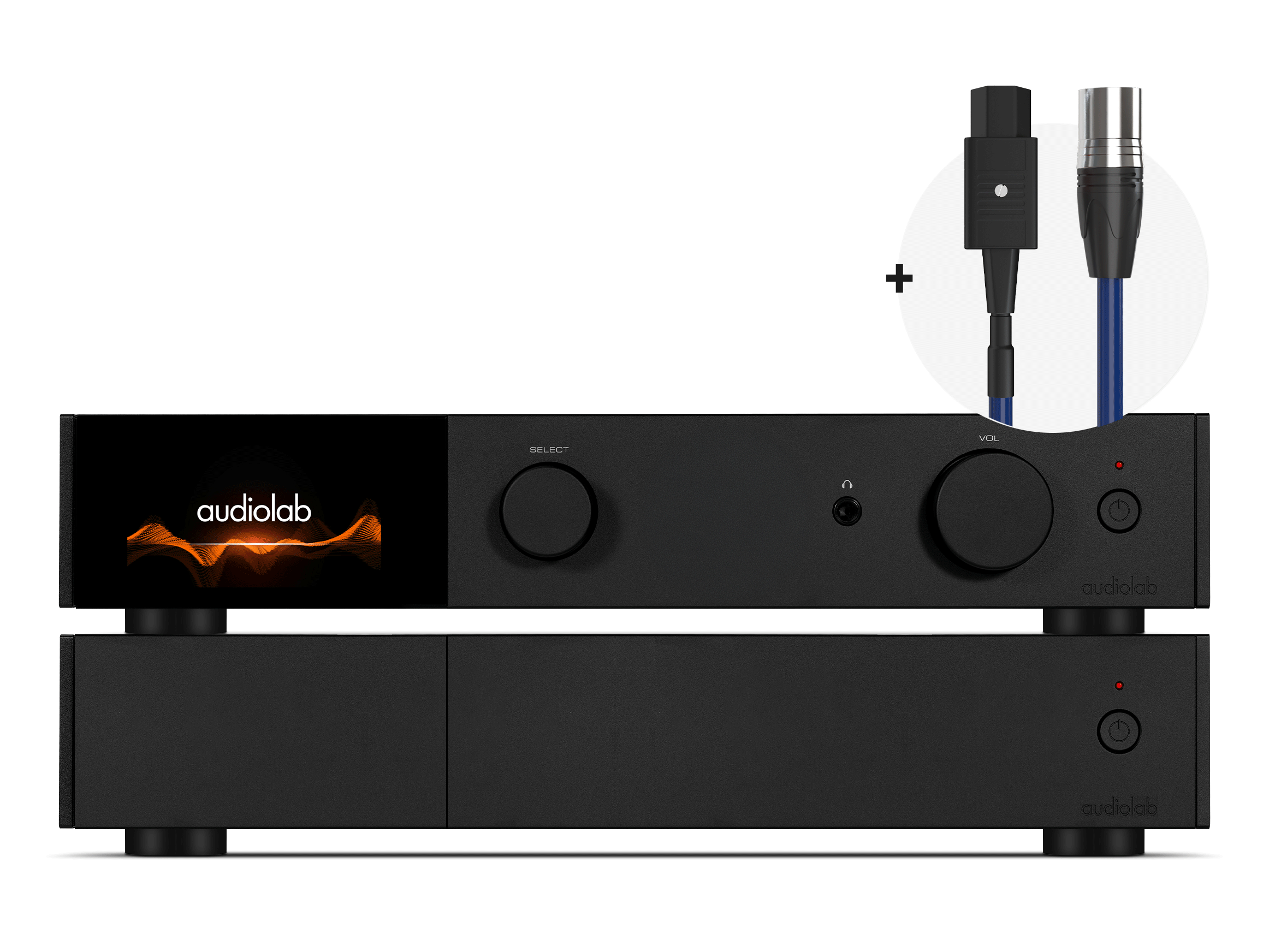 9000Q Set mit 9000P und GRATIS Chord Kabel, Schwarz