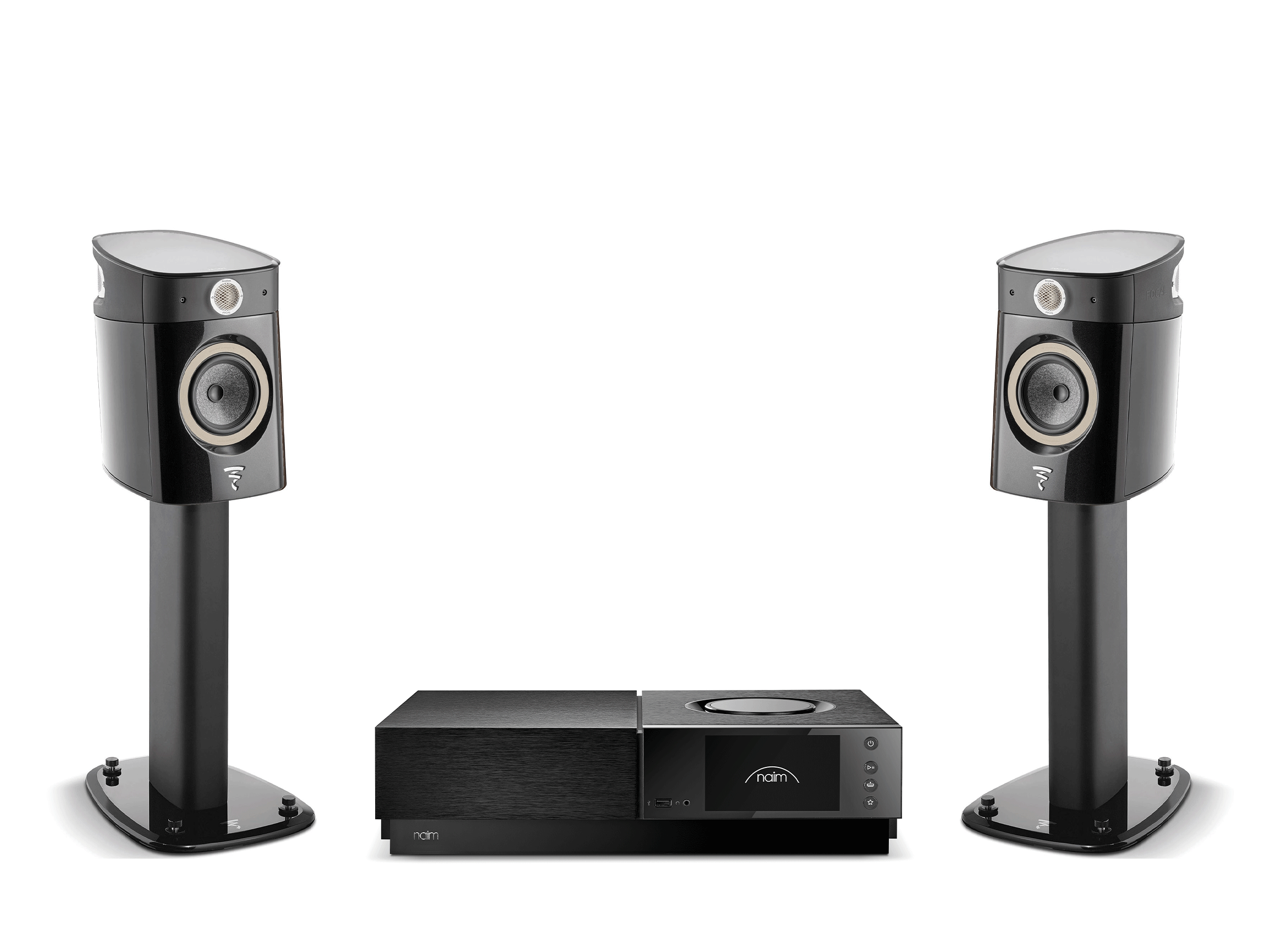 Sopra No. 1 mit Sopra Stand und Naim Uniti Nova PE