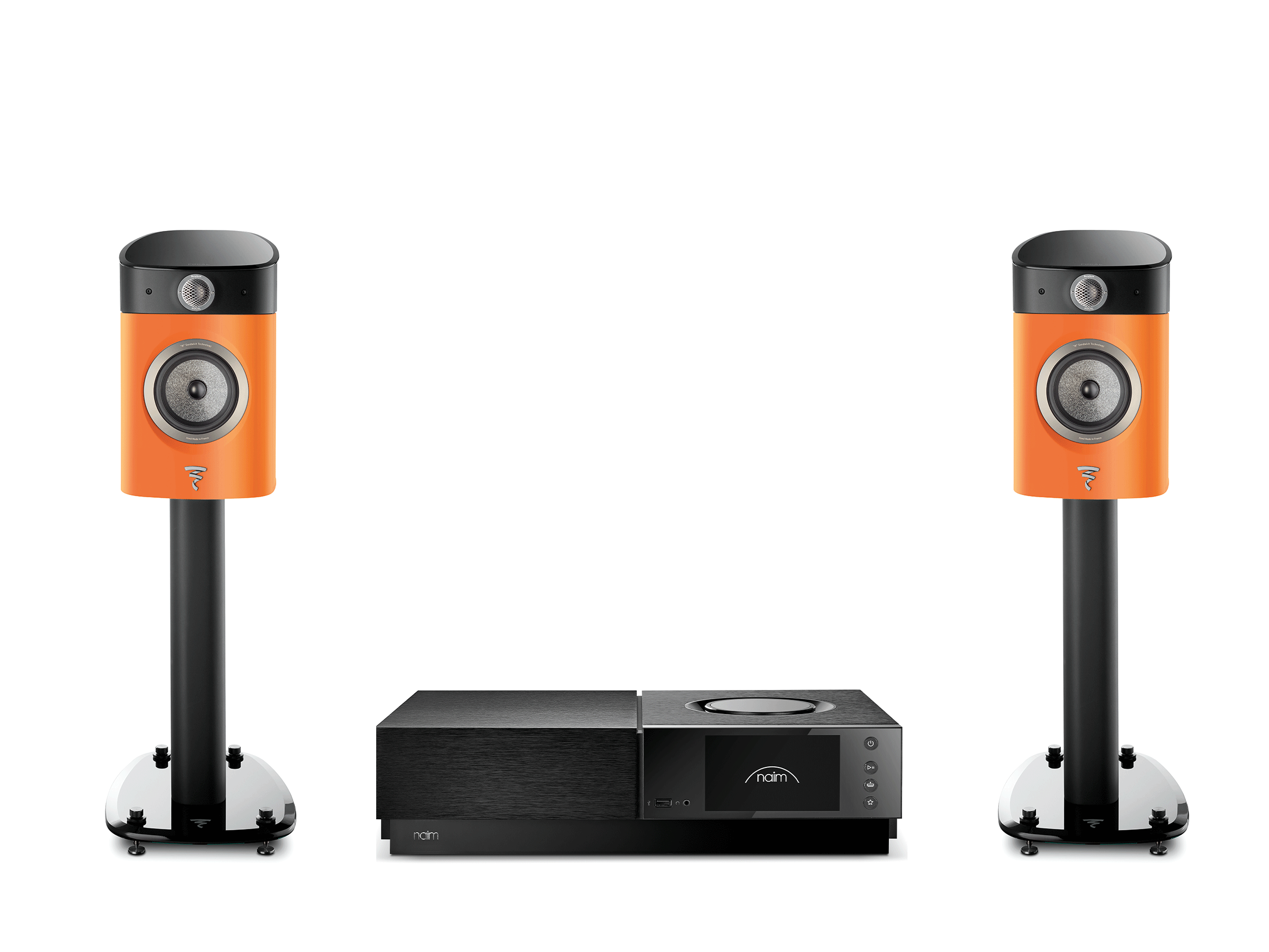 Sopra No. 1 mit Sopra Stand und Naim Uniti Nova PE