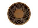 Turntable Mat Z-Mat ,Cognac