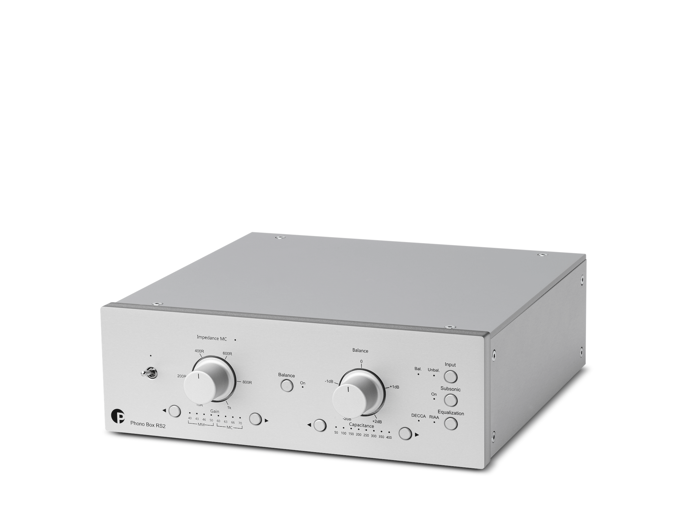 Phono Box RS2 (gebraucht), Silber