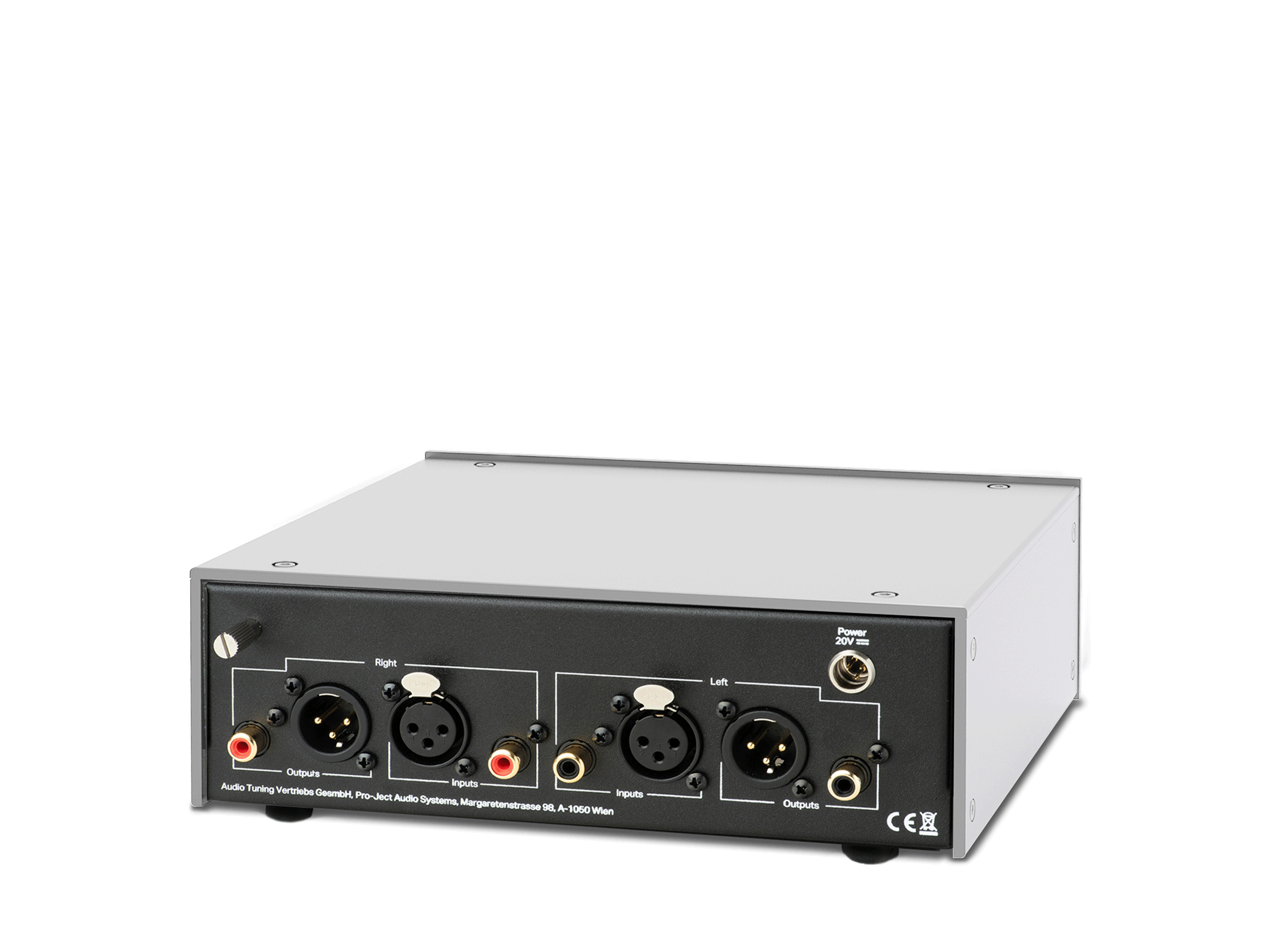 Phono Box RS2 (gebraucht), Silber