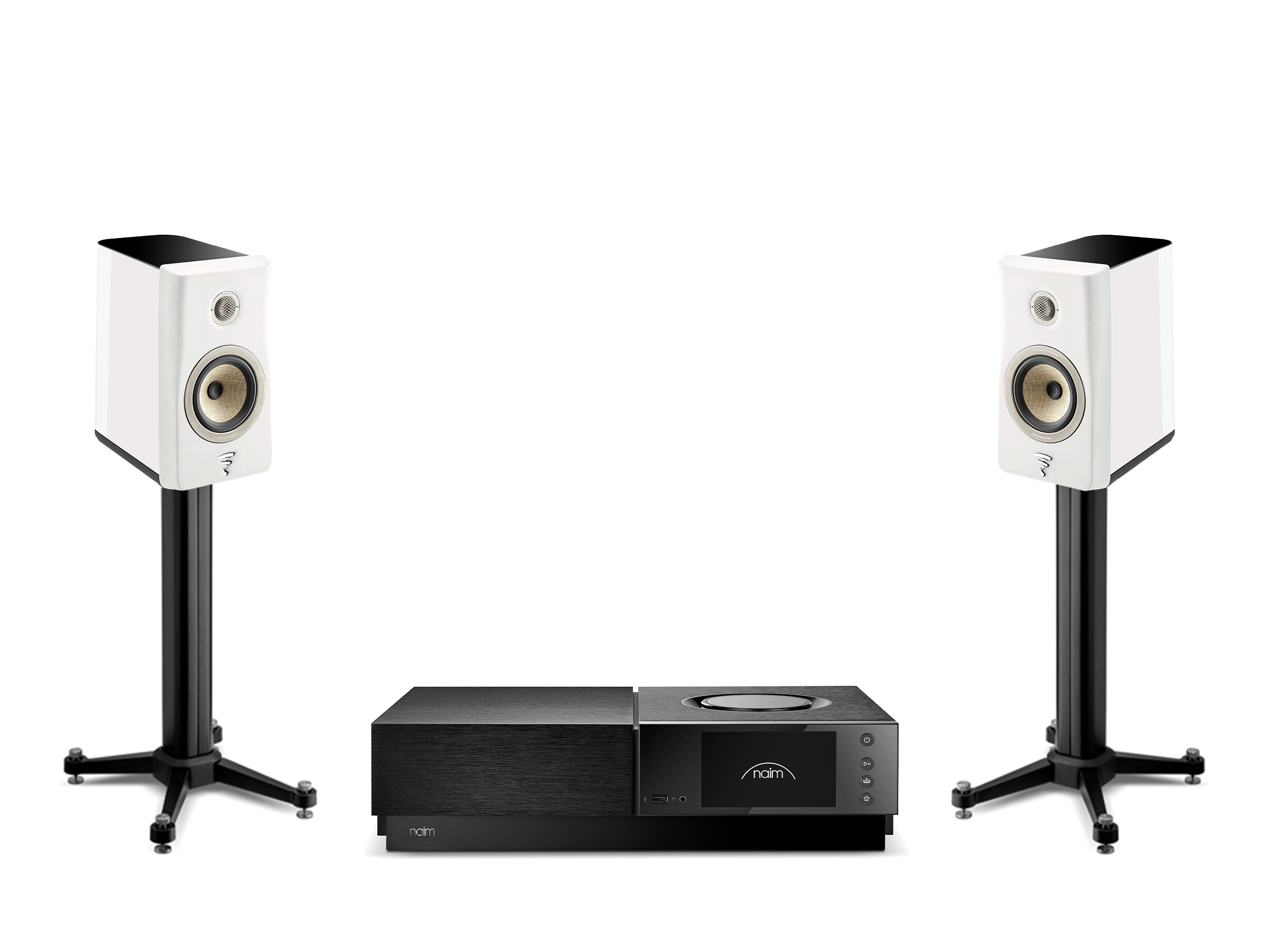 Kanta No. 1 inkl. Stand mit Naim Uniti Nova PE