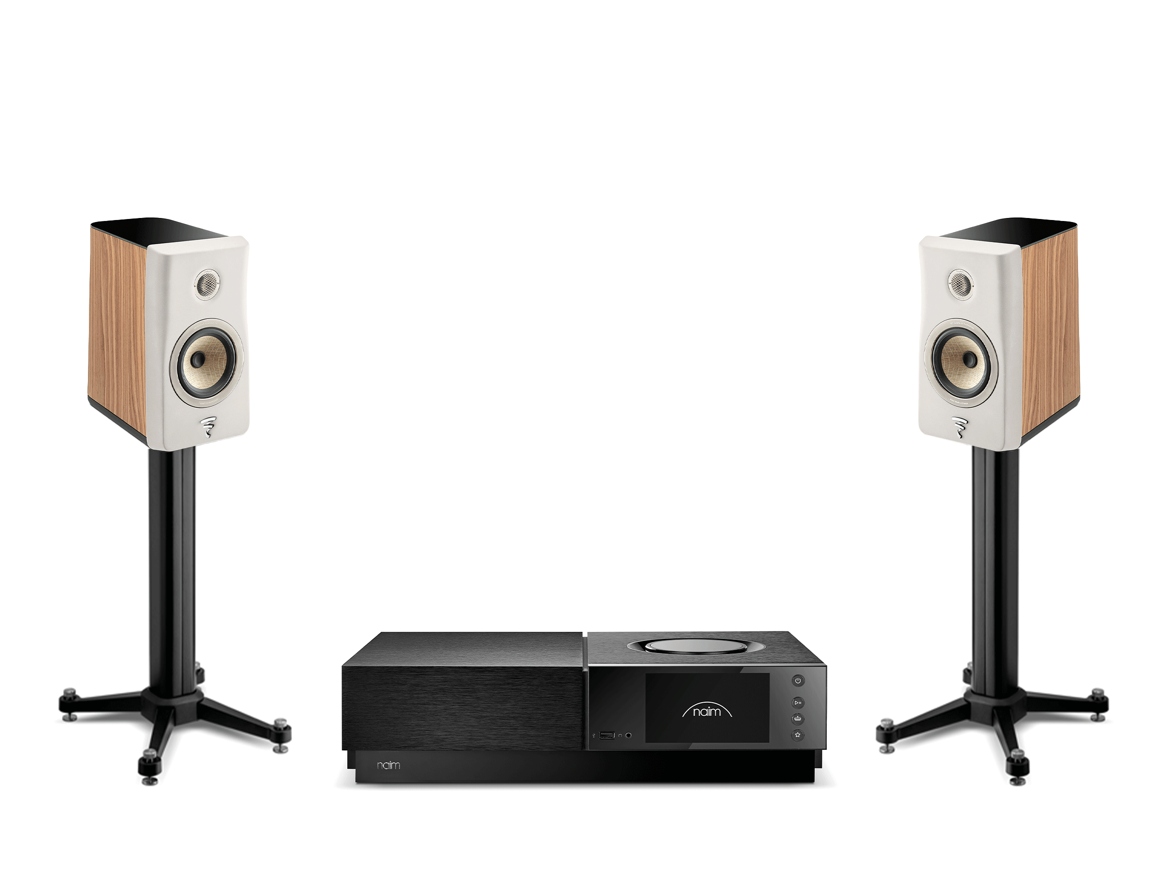 Kanta No. 1 inkl. Stand mit Naim Uniti Nova PE
