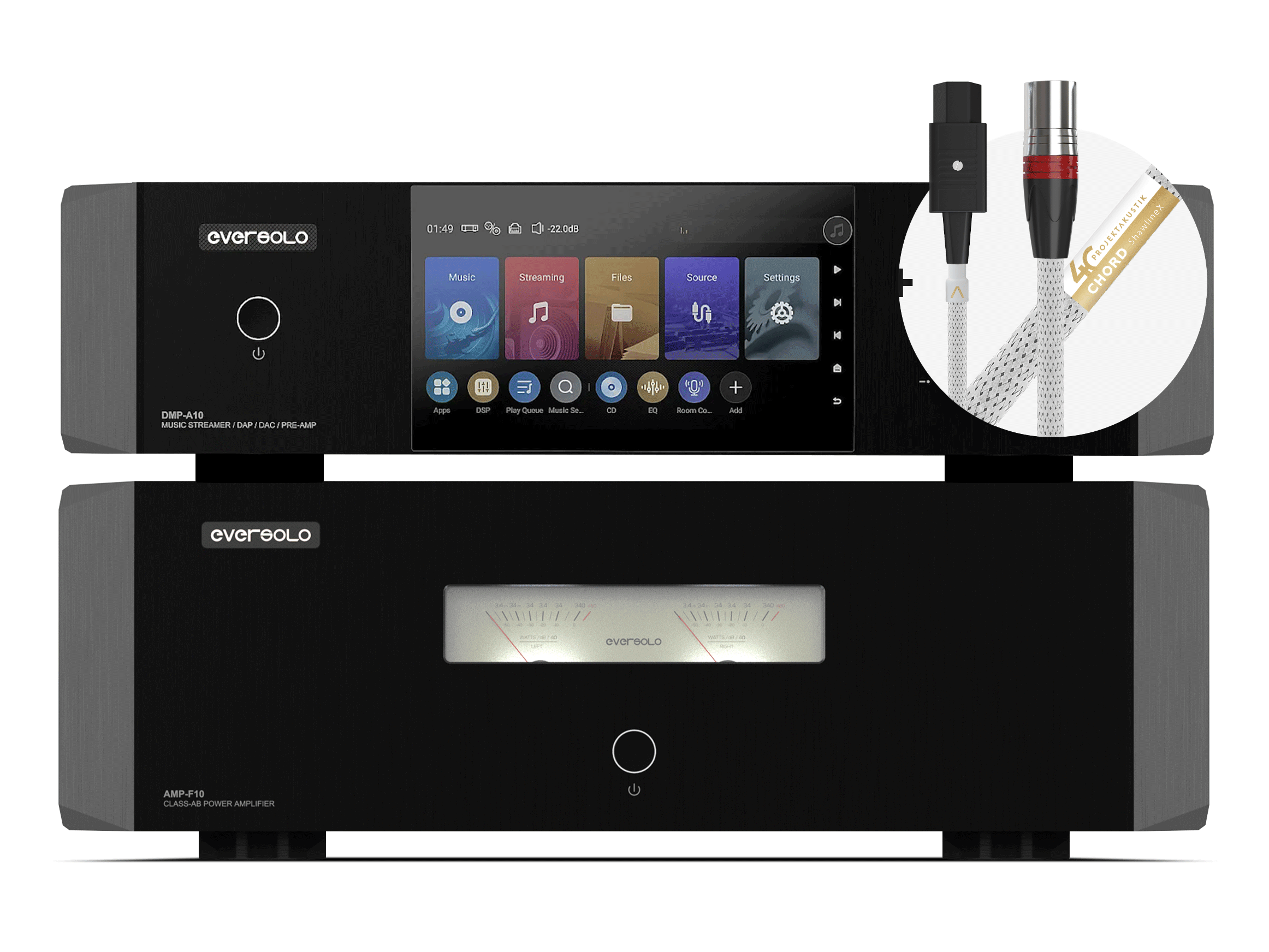 DMP-A10 + AMP-F10 Black Friday Set mit GRATIS Chord Kabel