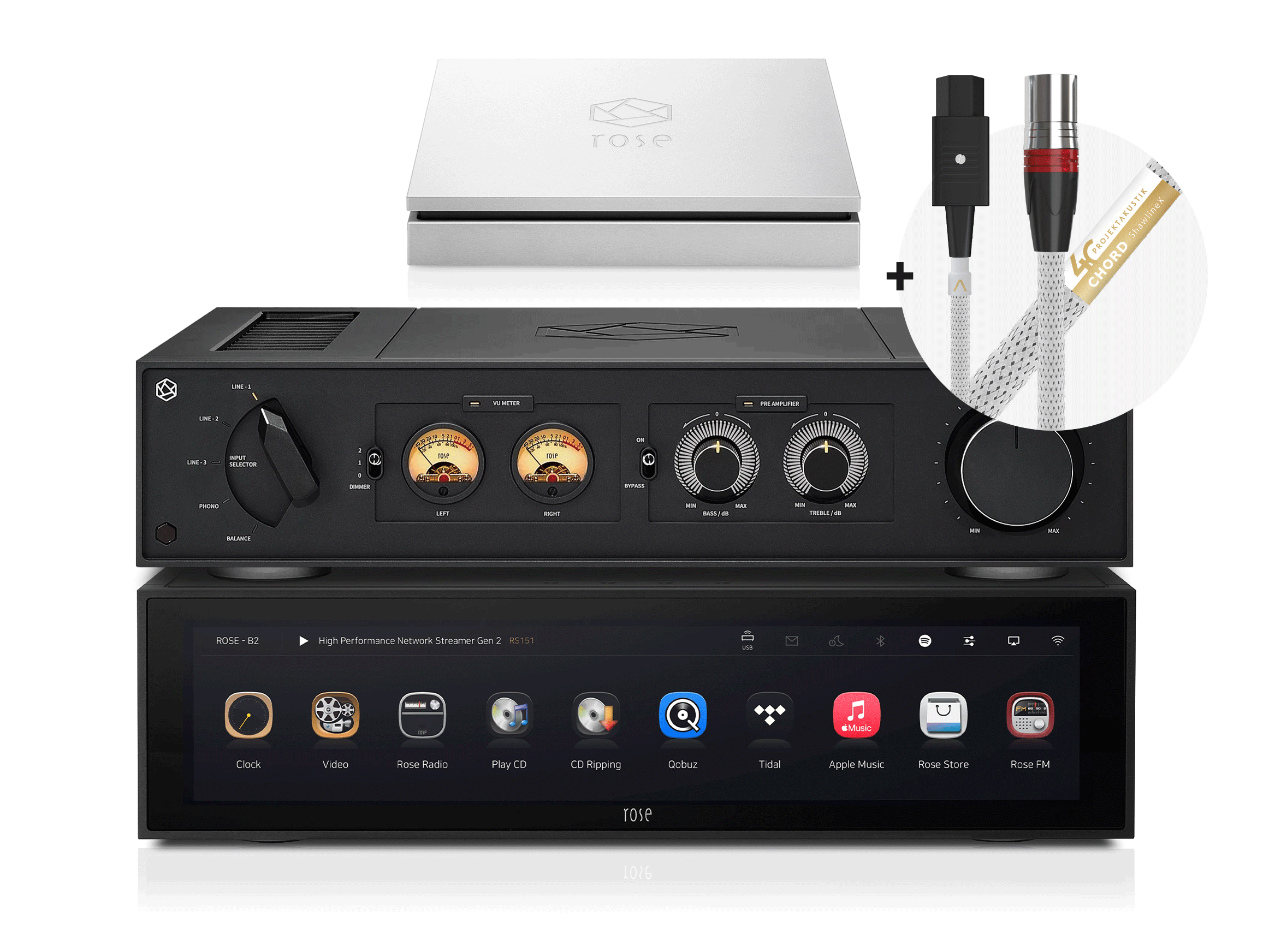 RS151 und RA280 mit GRATIS RSA780 und Chord Kabel, Black Friday