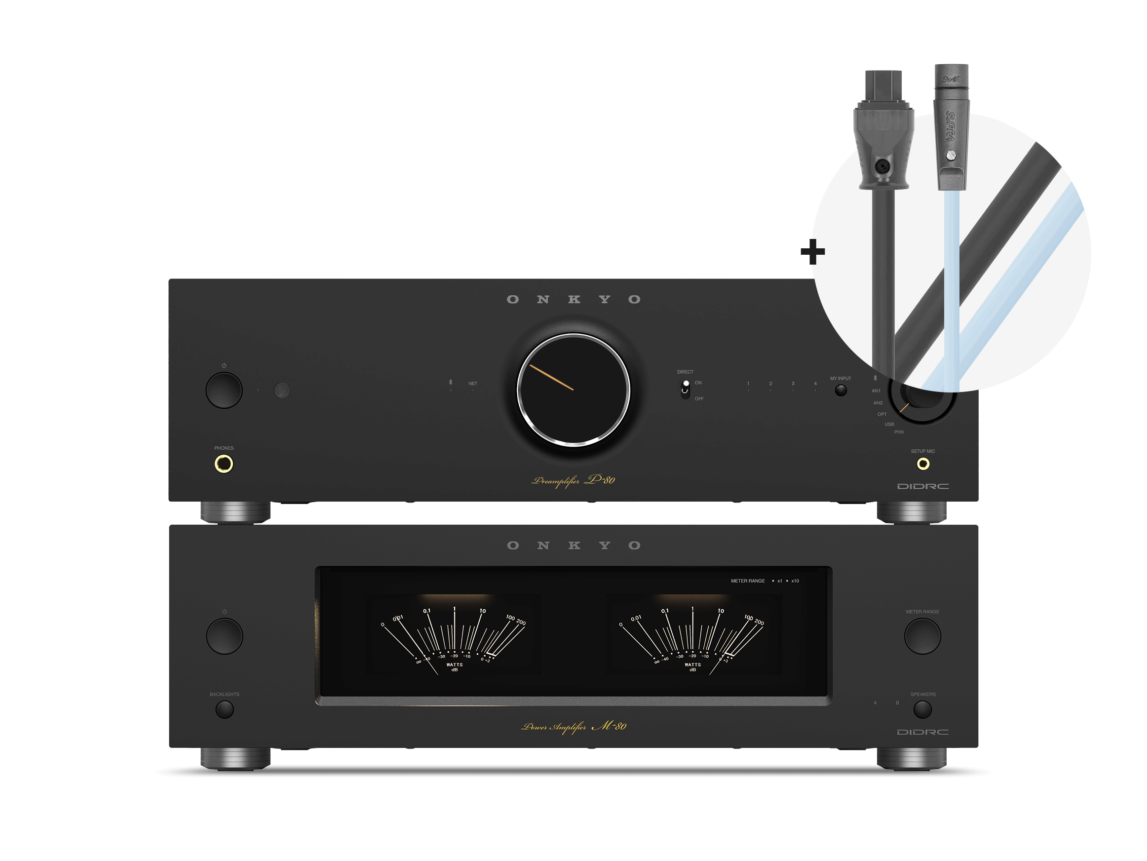 P-80 + M-80 Black Friday Set mit GRATIS Supra Kabeln