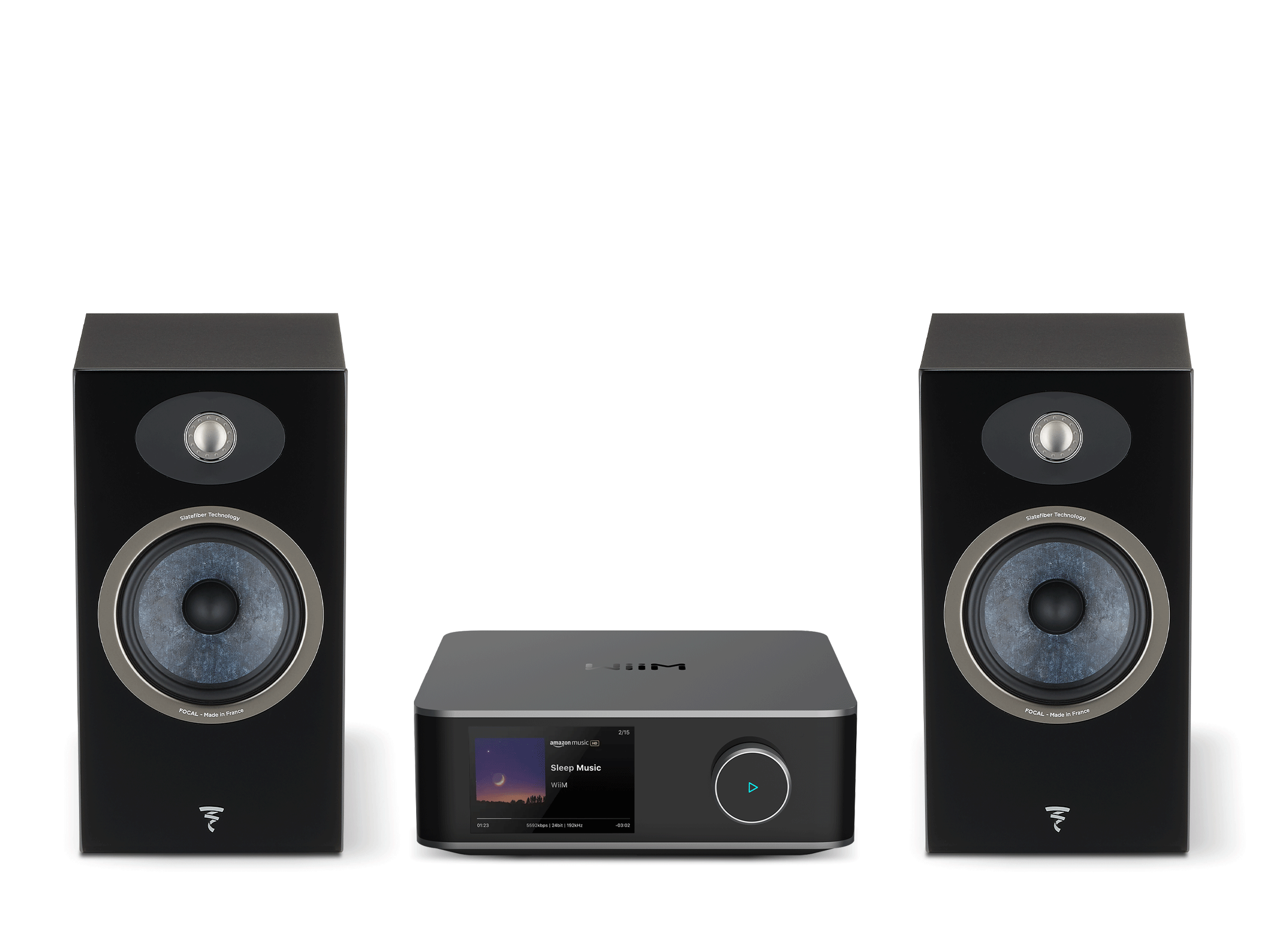 AMP Ultra mit Focal Theva No. 1 Black Friday, Schwarz