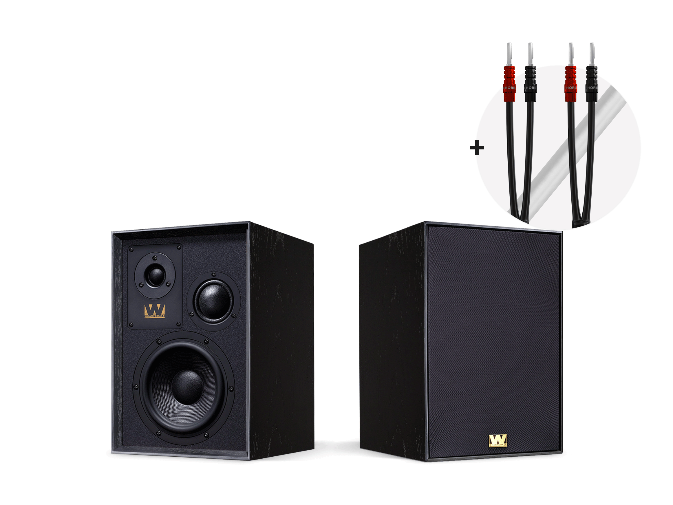 Super Denton inkl. GRATIS Chord Lautsprecherkabel Black Friday, Schwarz