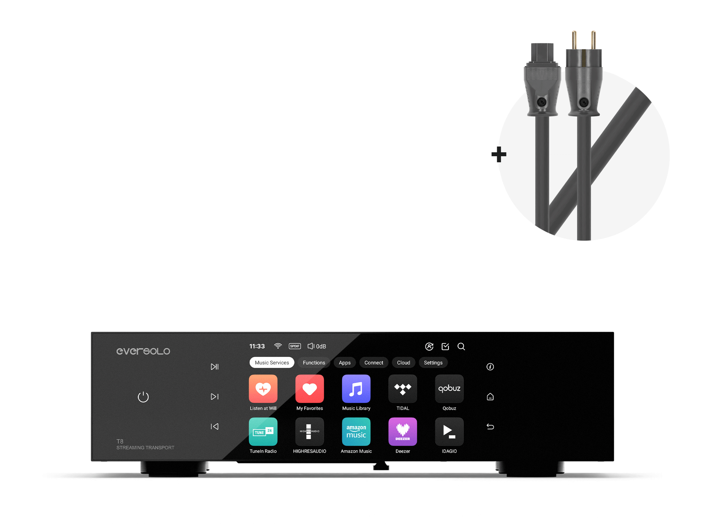 T8 Black Friday Set mit GRATIS Supra Stromkabel