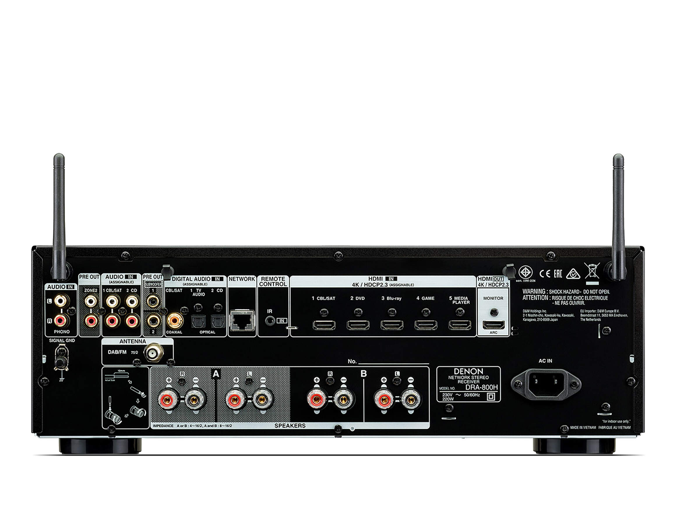 DRA-800H, Schwarz (gebraucht)