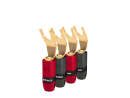 Zum Artikel Audioquest SureGrip 300 Spade (4er Set), Gold gehen