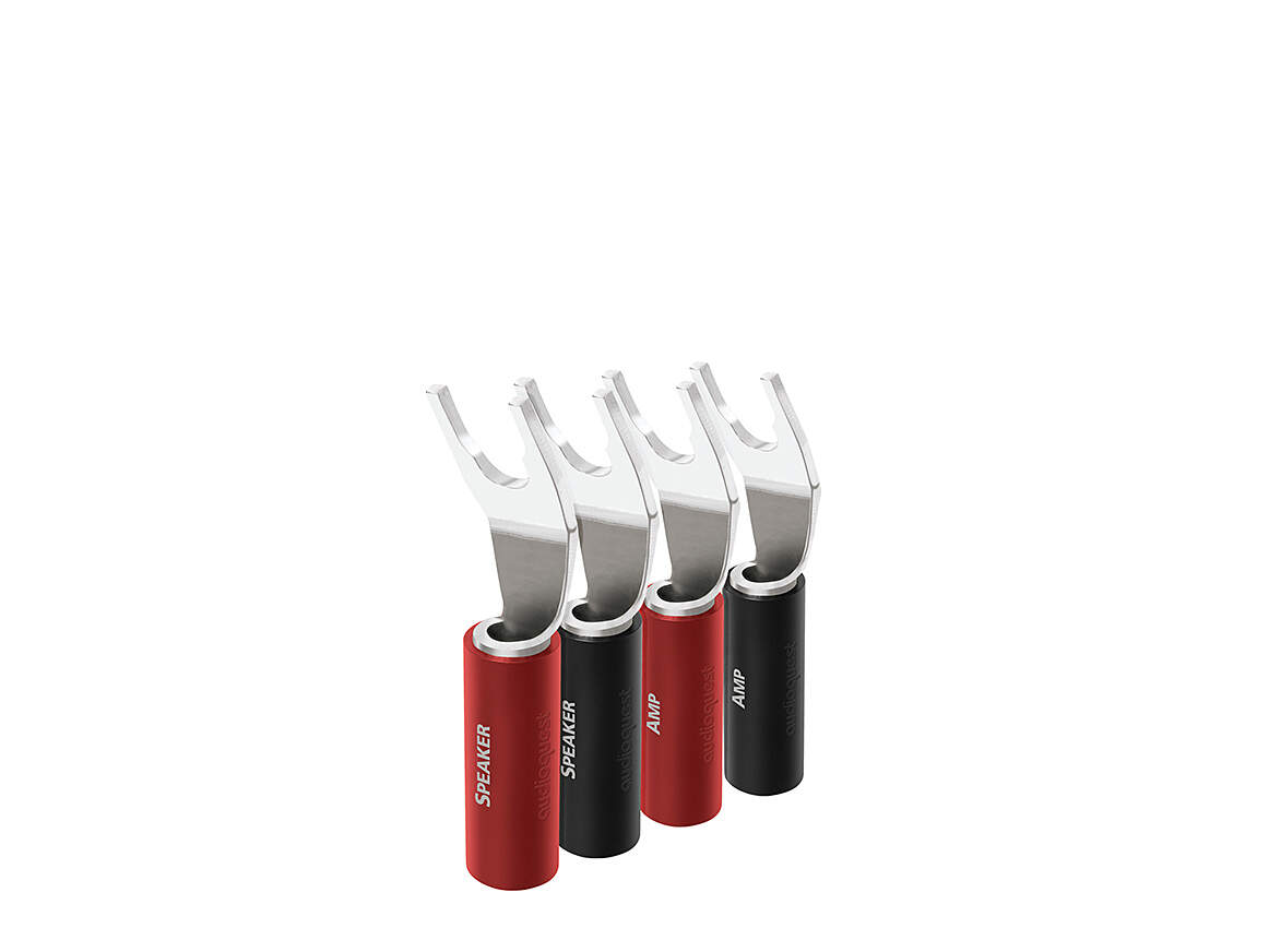 Audioquest SureGrip 100 Spade (8er Set), Silber