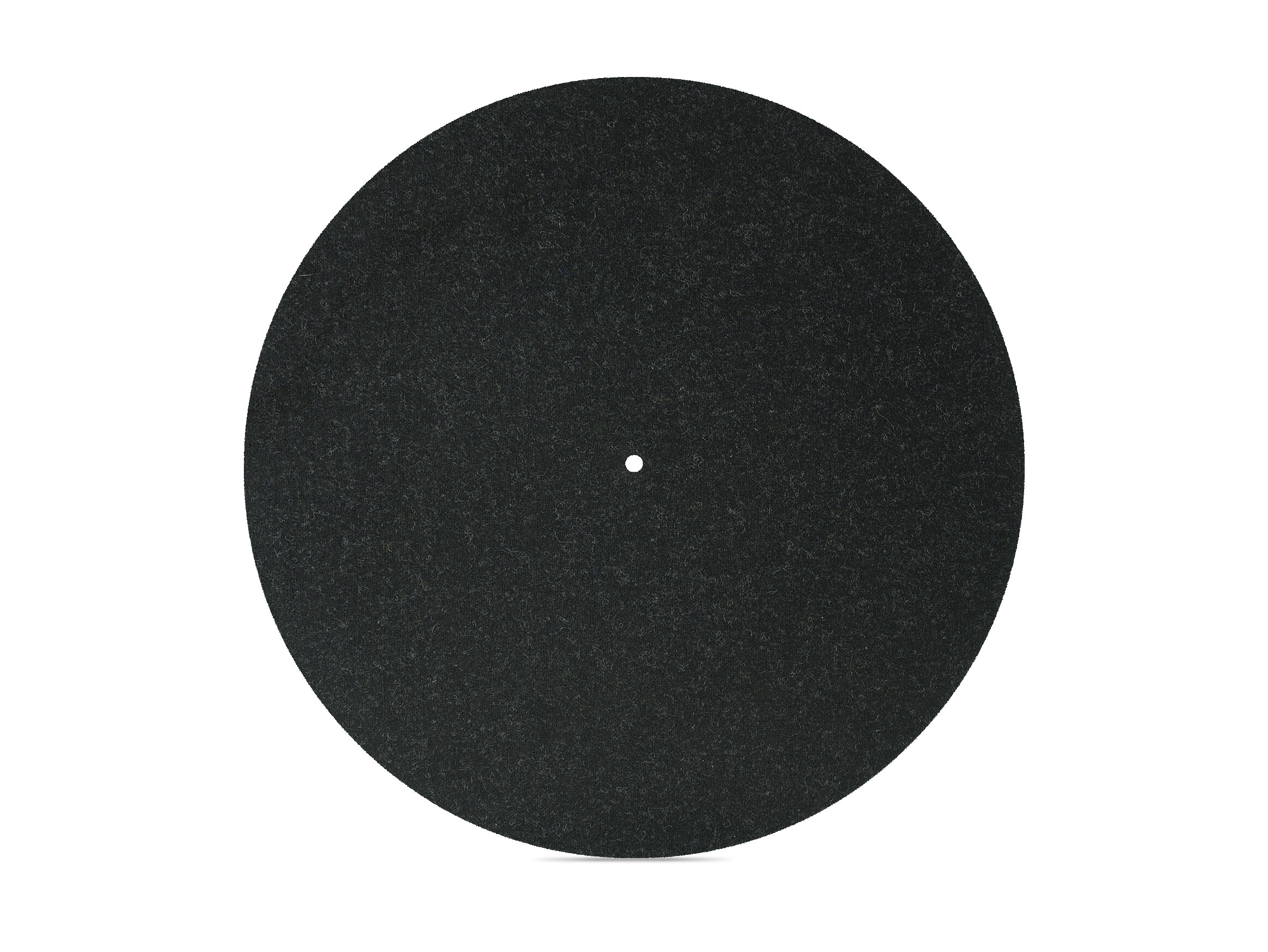 Turntable Mat Classic Felt, Schwarz