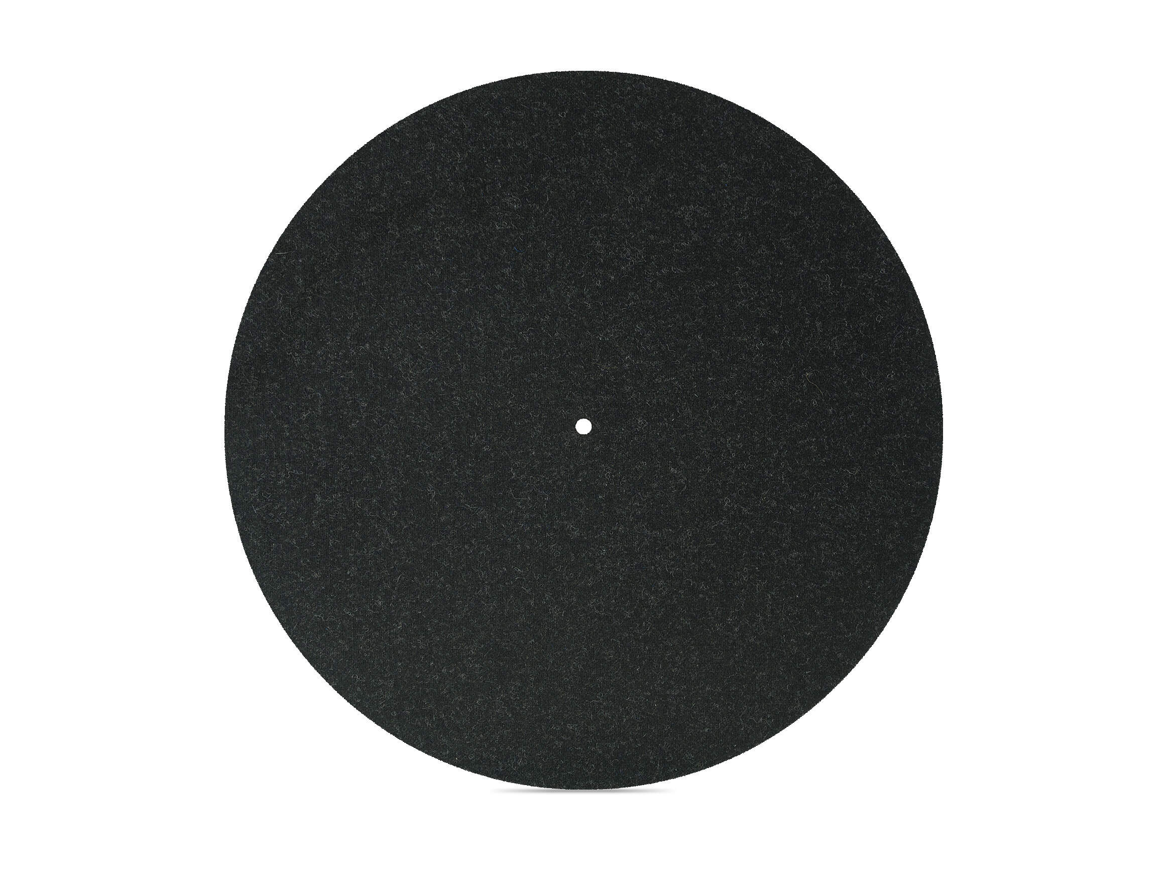 Turntable Mat Classic Felt, Schwarz