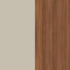 Ivory / Walnut Mat